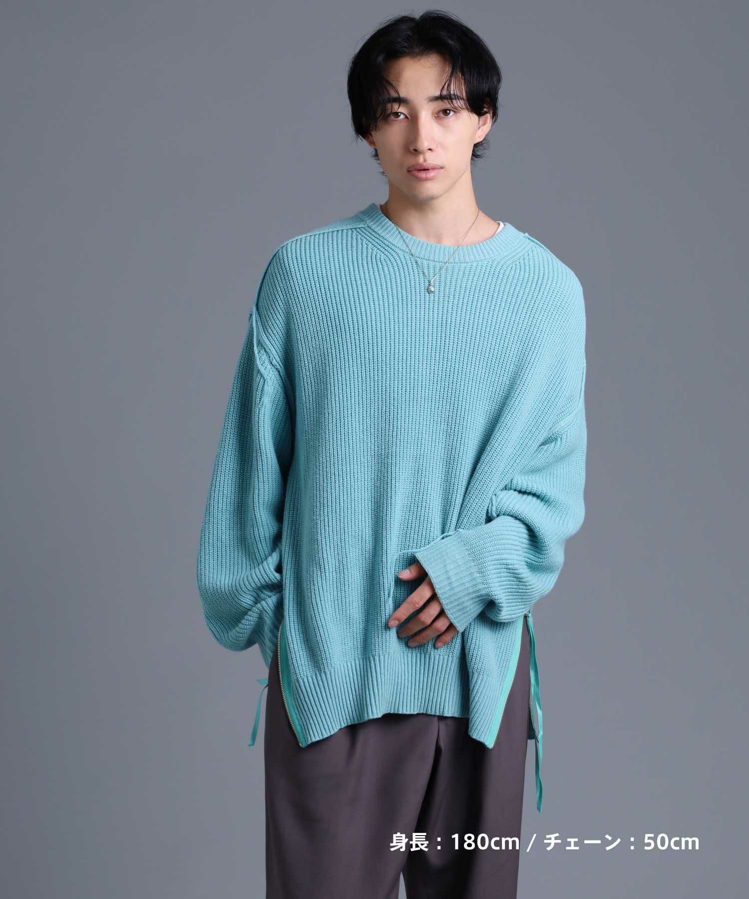 BASIC”カレッジネックレス/ターコイズ/シルバー925 | LION HEART STORE