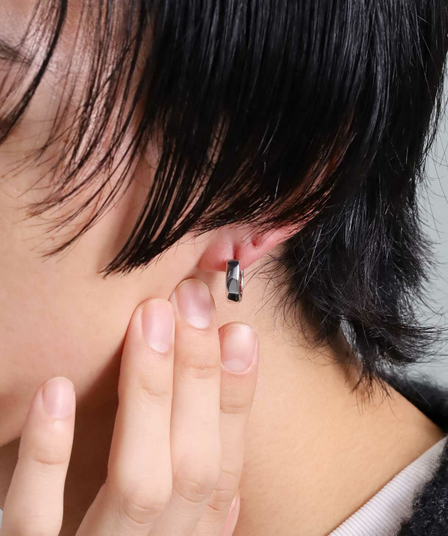 “for Gift”クラッチピアス/フラグメント/シルバー925