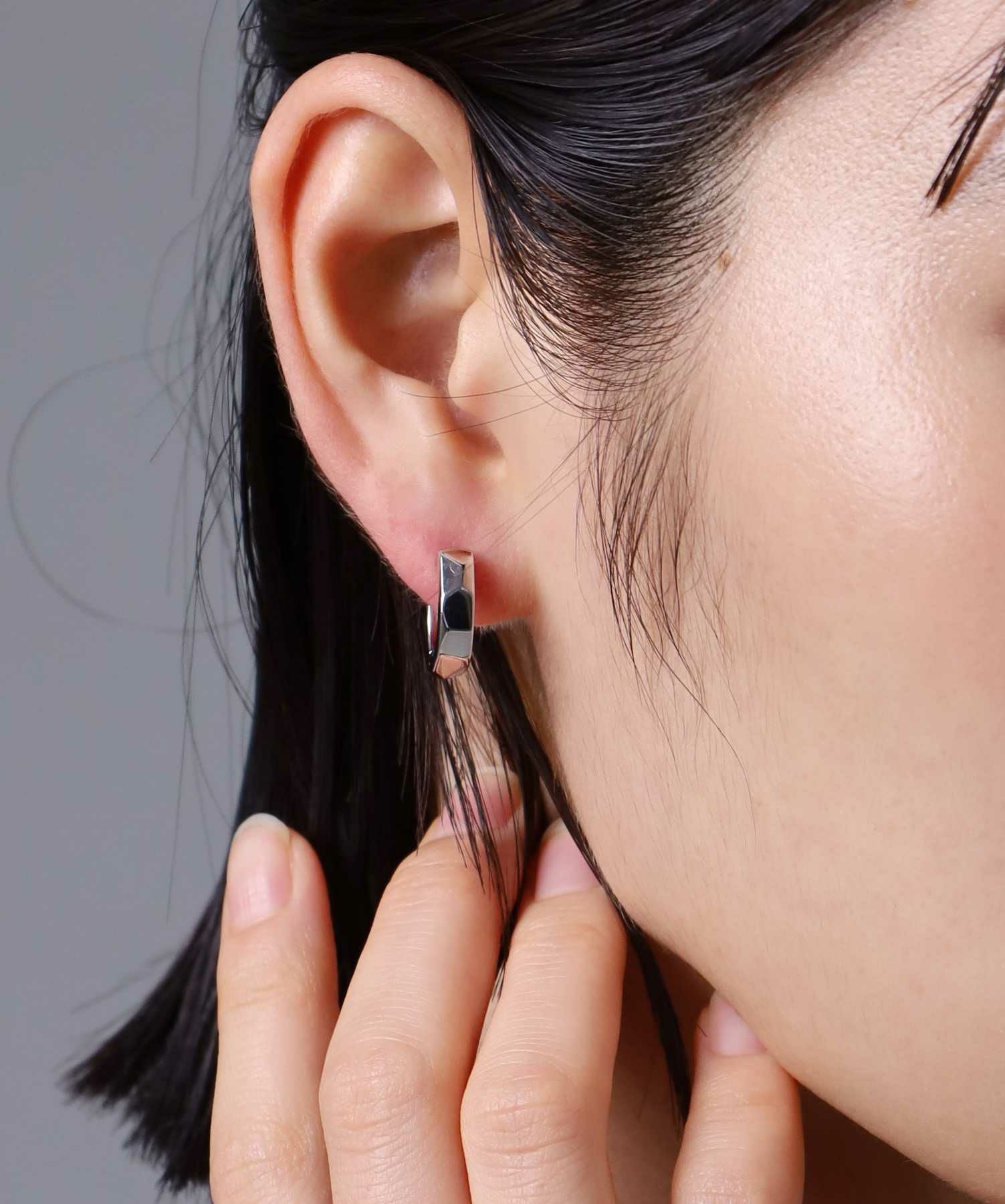 “for Gift”クラッチピアス/フラグメント/シルバー925