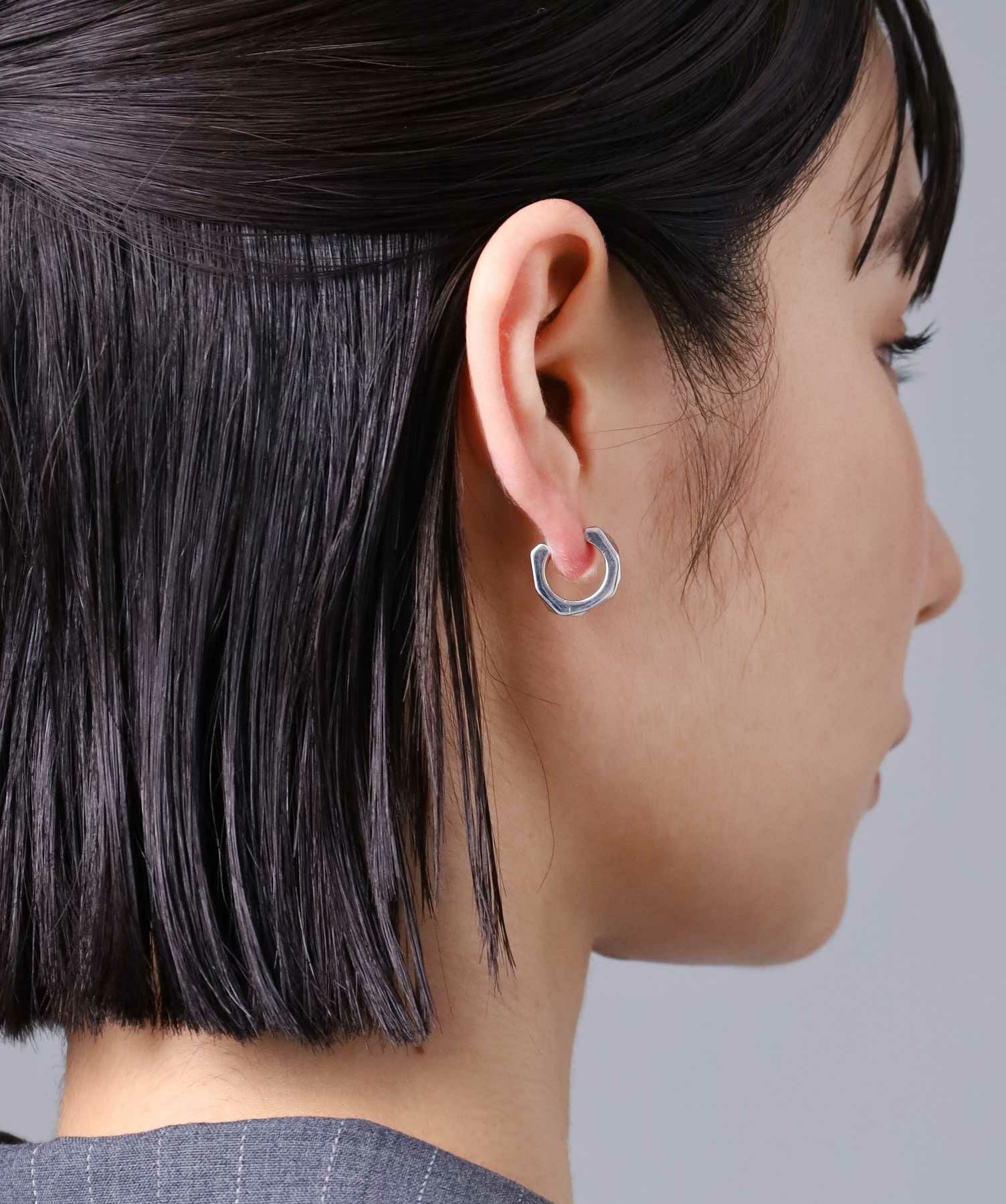 “for Gift”クラッチピアス/フラグメント/シルバー925