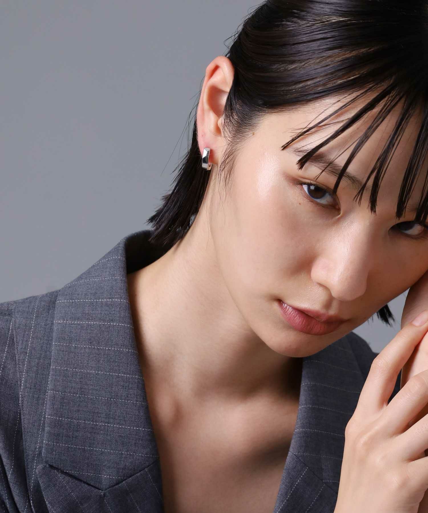 “for Gift”クラッチピアス/フラグメント/シルバー925