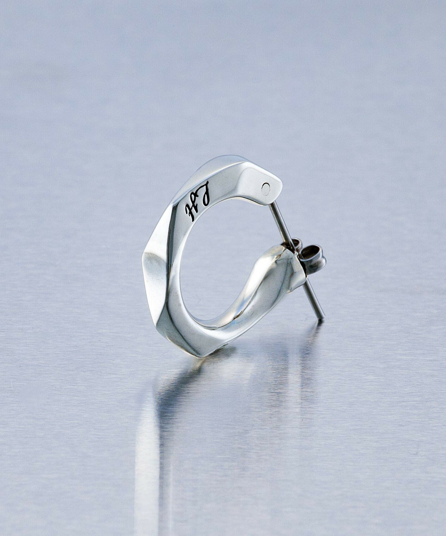 “for Gift”クロッシングピアス/シティポップ“TYPE D”/シルバー925