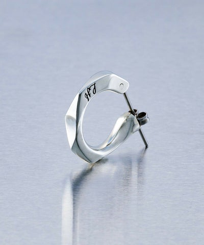 “for Gift”クロッシングピアス/シティポップ“TYPE D”/シルバー925