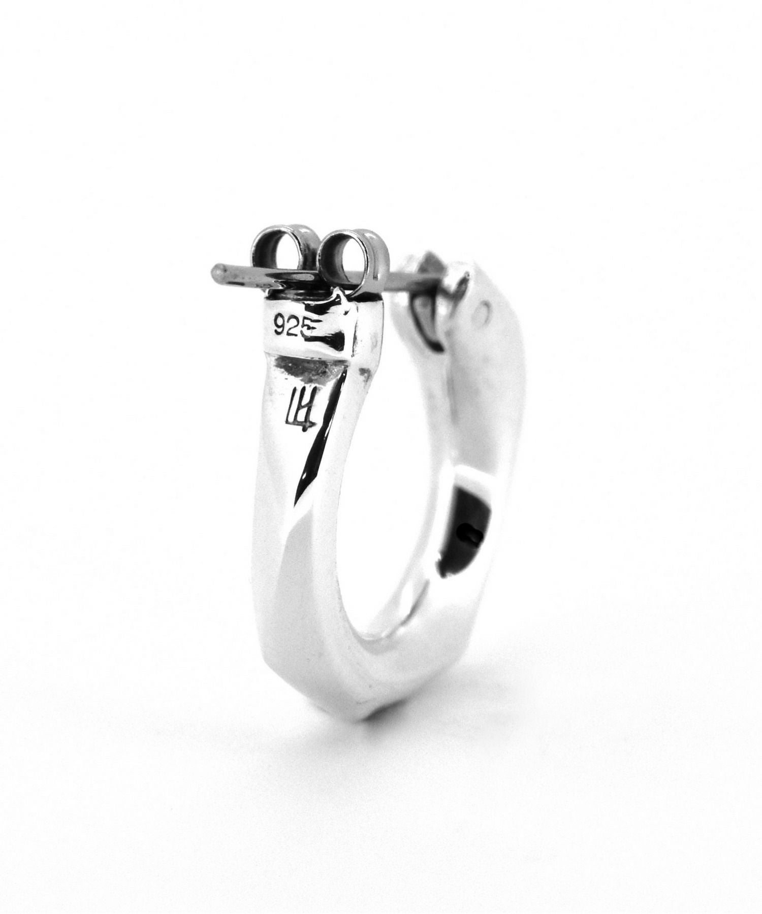 for Gift”クロッシングピアス/シティポップ“TYPE D”/シルバー925