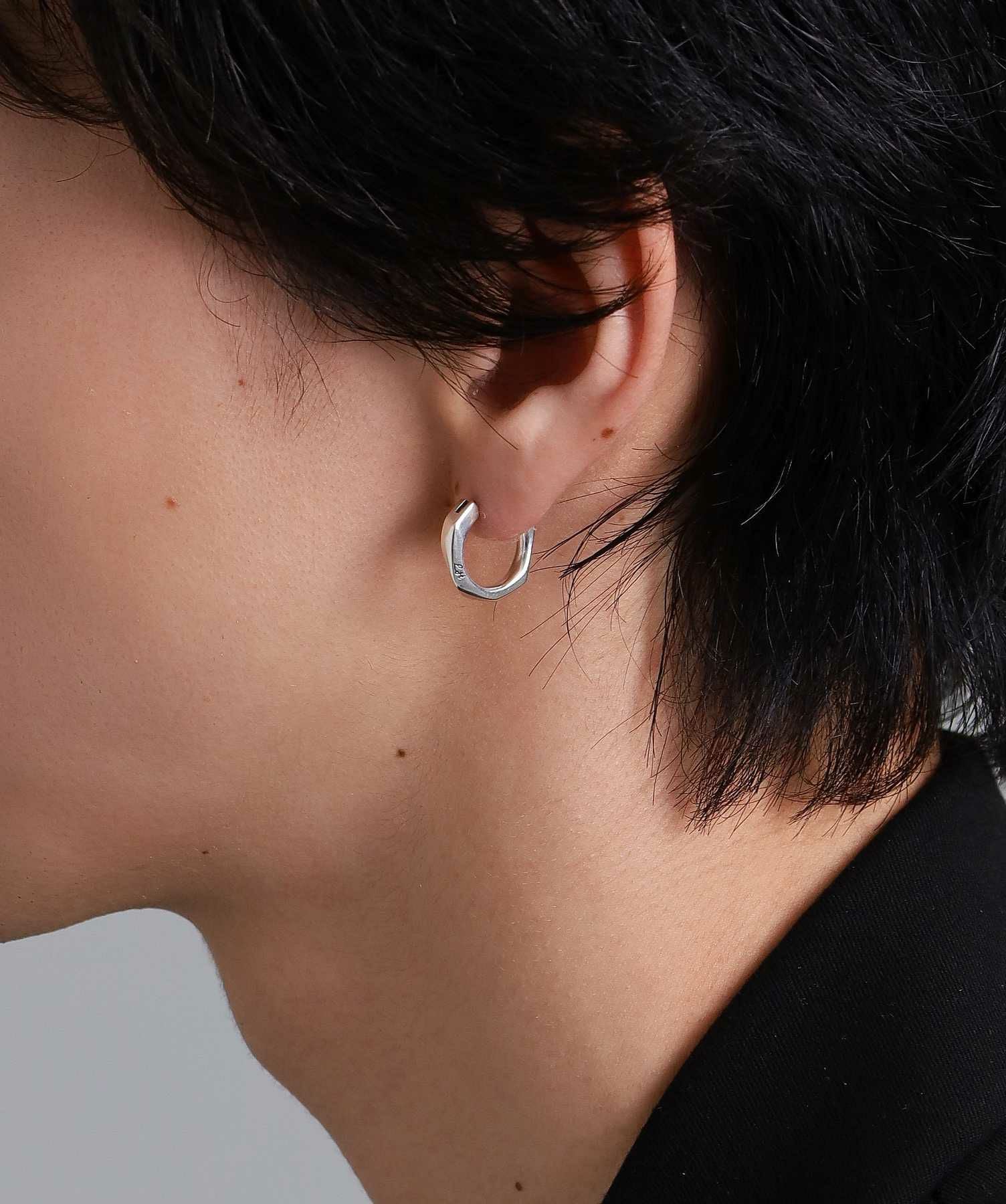 for Gift”クロッシングピアス/シティポップ“TYPE D”/シルバー925