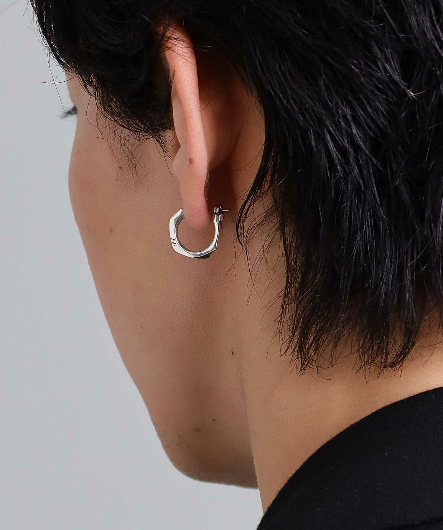 for Gift”クロッシングピアス/シティポップ“TYPE D”/シルバー925