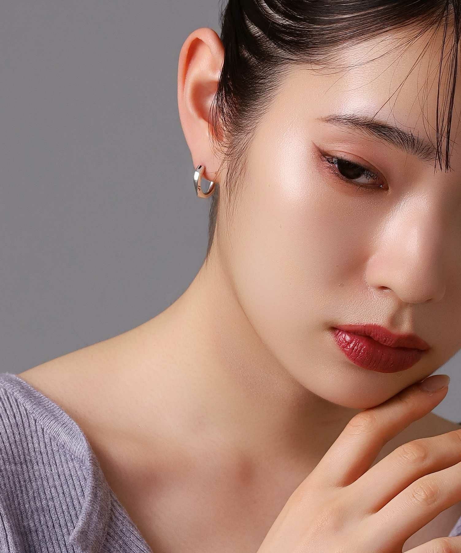 for Gift”クロッシングピアス/シティポップ“TYPE D”/シルバー925