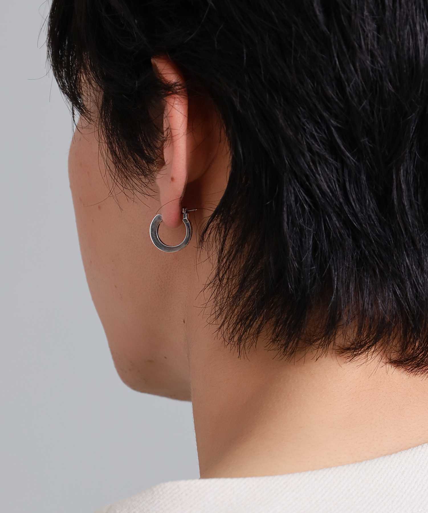 for Gift”クロッシングピアス/シティポップ“TYPE J”/シルバー925