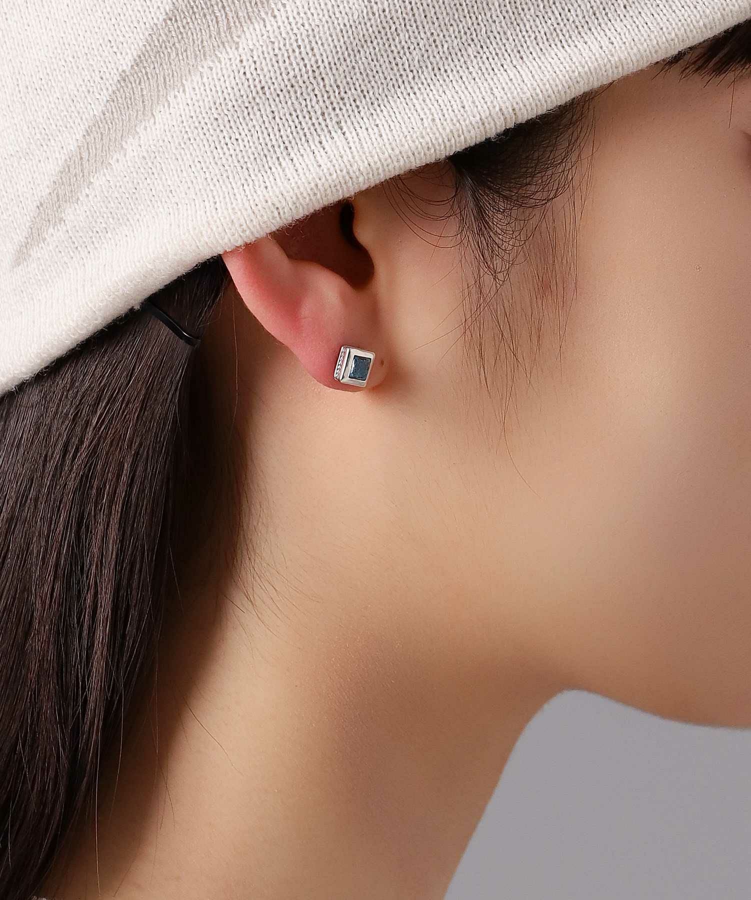for Gift”スタッズピアス/シティポップ“TYPE H”/シルバー925 | LION