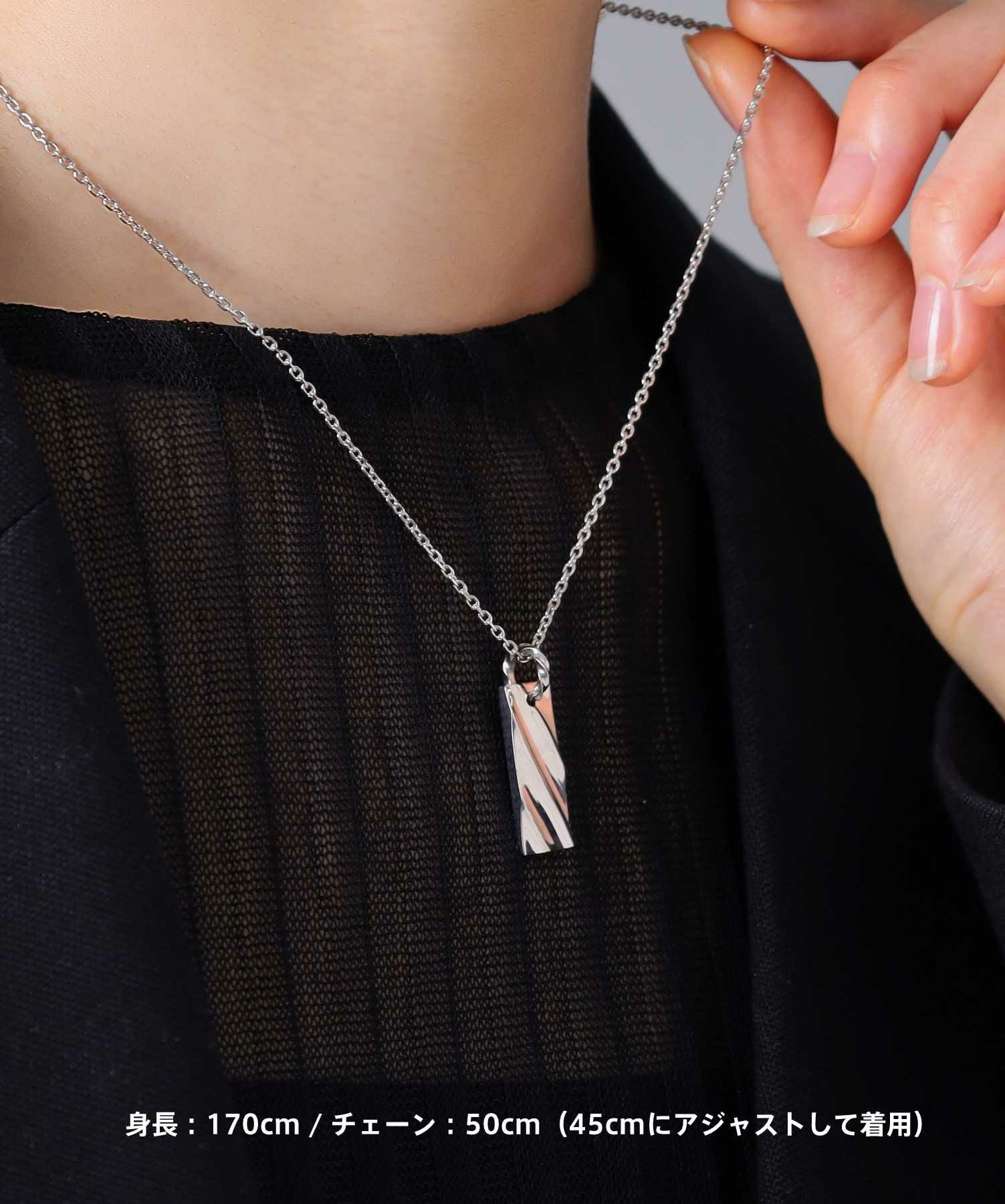 for Gift”ツイストバチカンプレートネックレス（ツイストテクスチャー