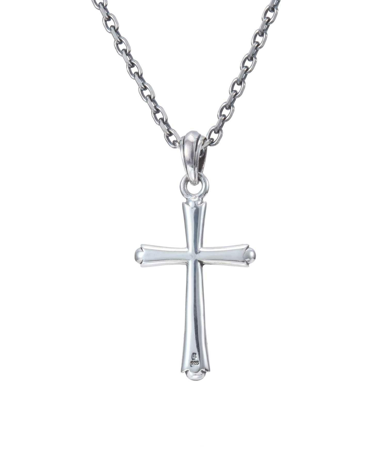 “HOWL”スレンダークロウクロスネックレス/シルバー925