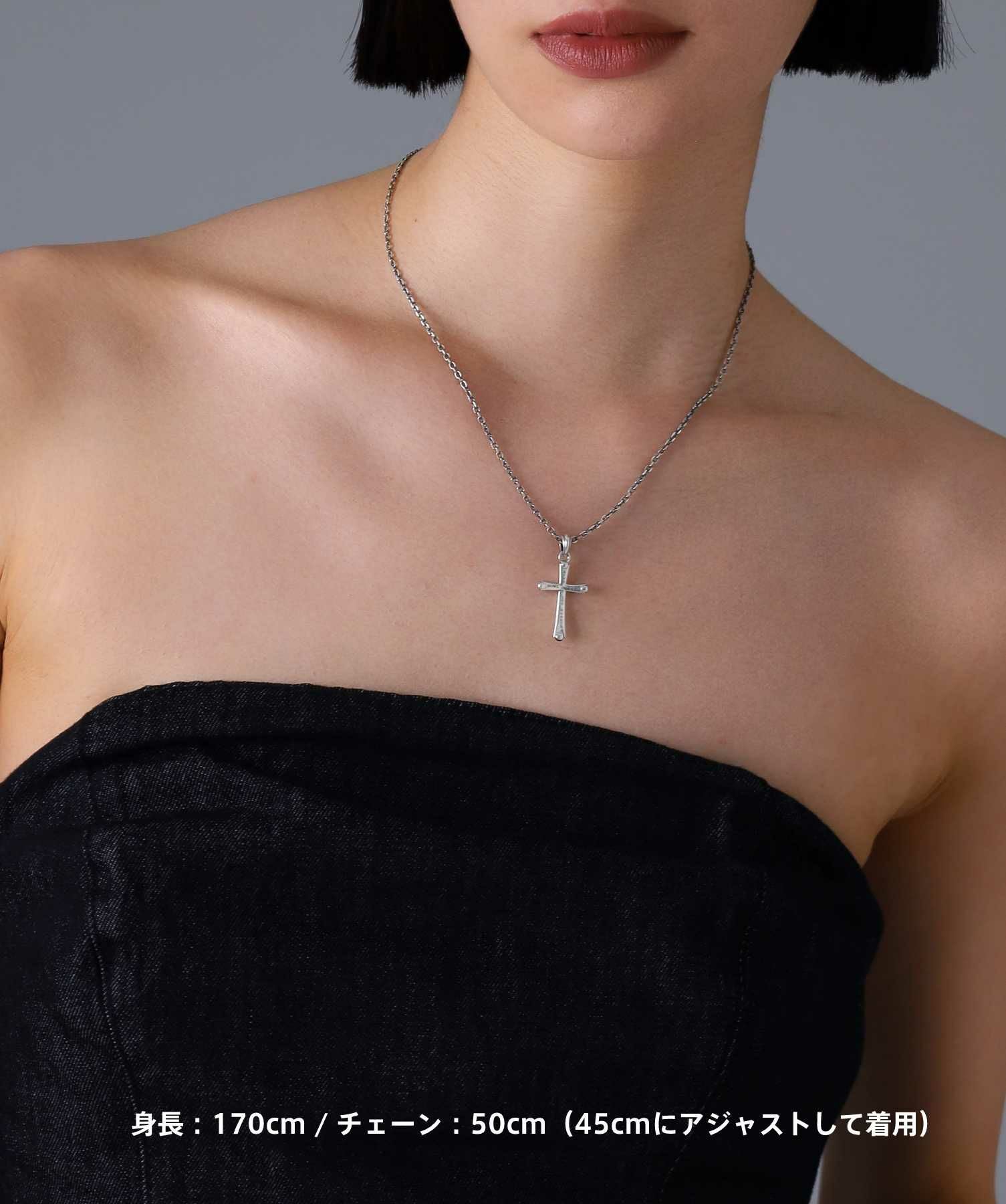 HOWL”スレンダークロウクロスネックレス/シルバー925 | LION HEART