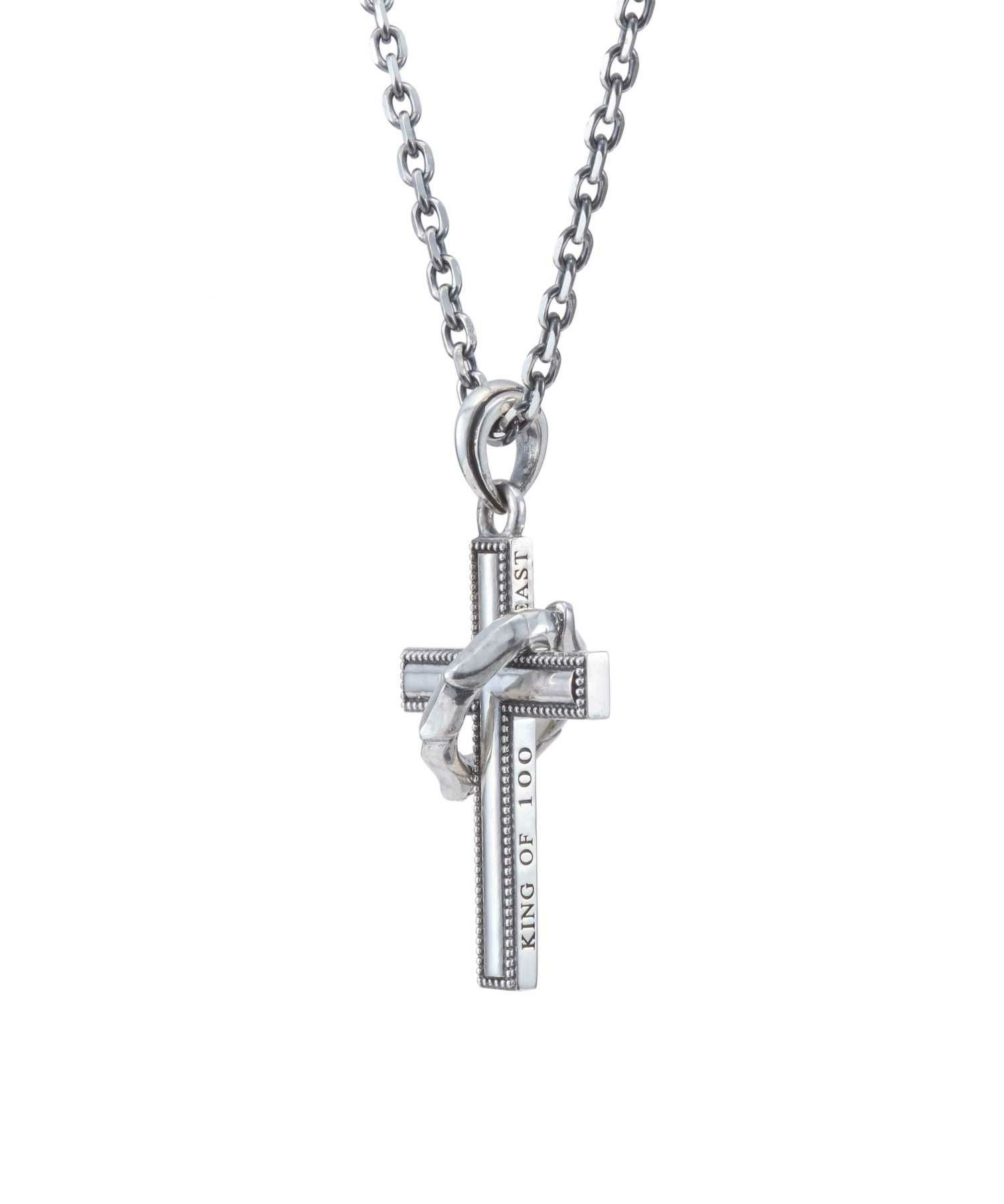 “HOWL”タテガミクロスネックレス/シルバー925