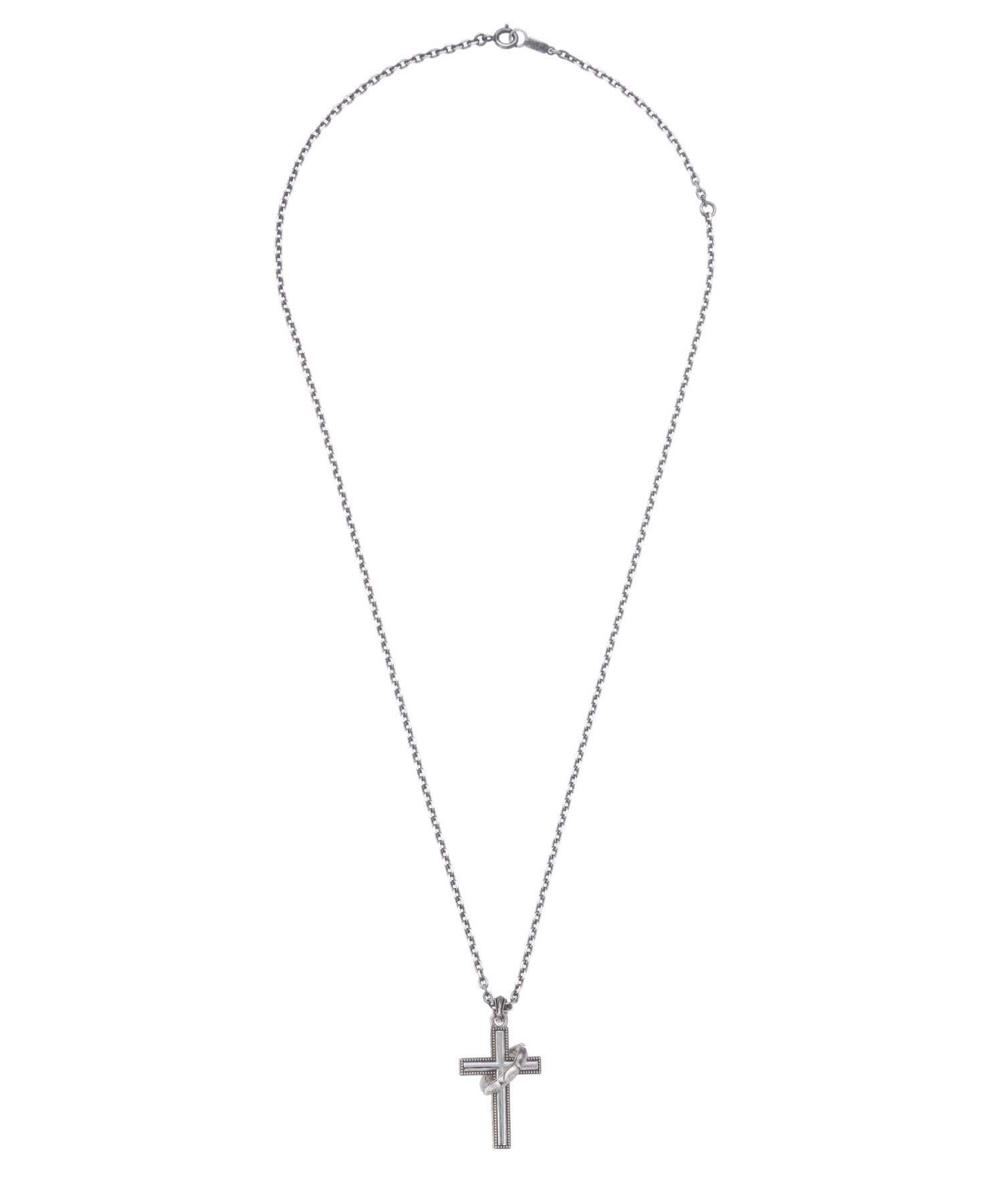 “HOWL”タテガミクロスネックレス/シルバー925