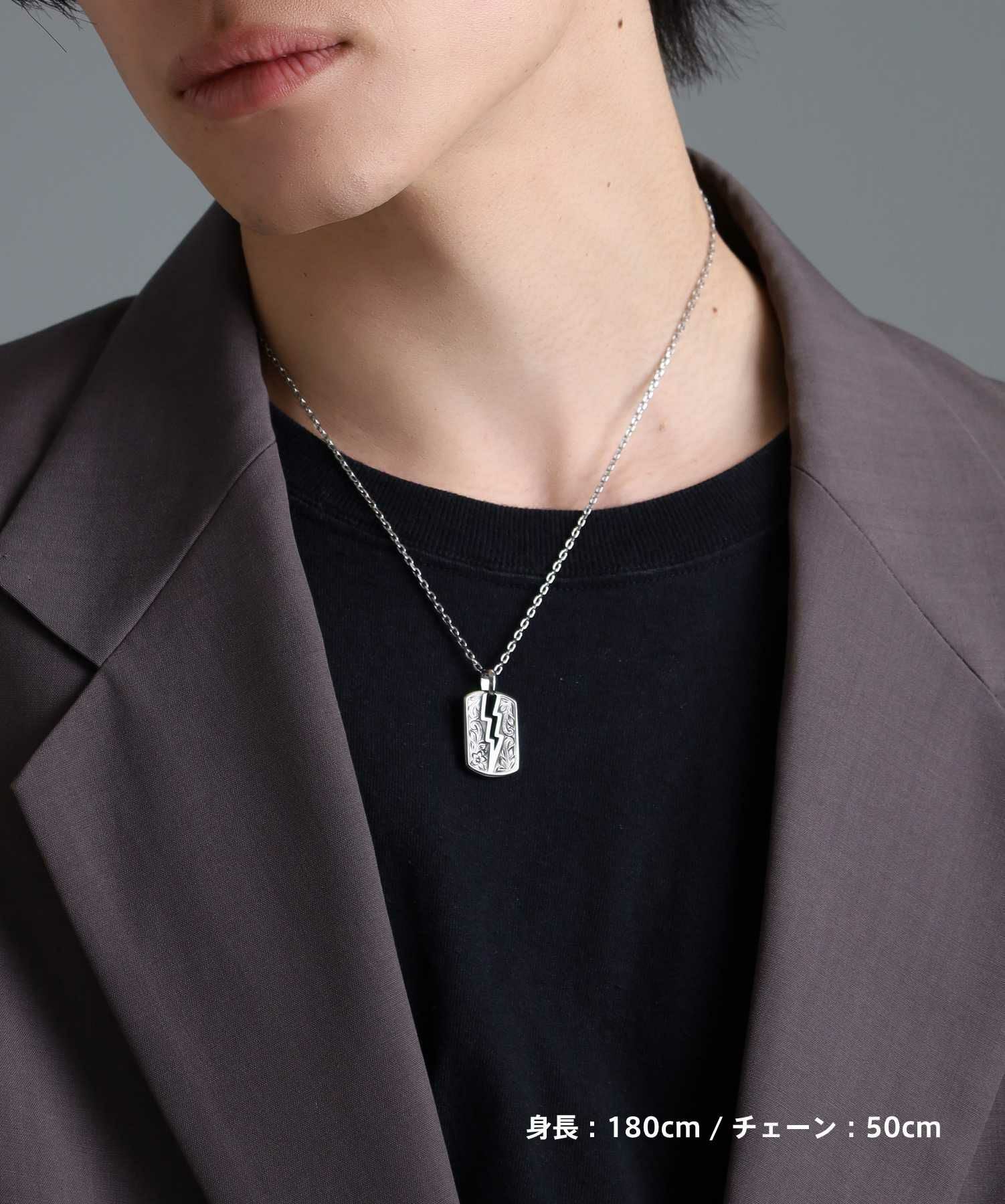 限定展開】“HAWAIIAN”ネックレス/イナズマドッグタグ/サージカル