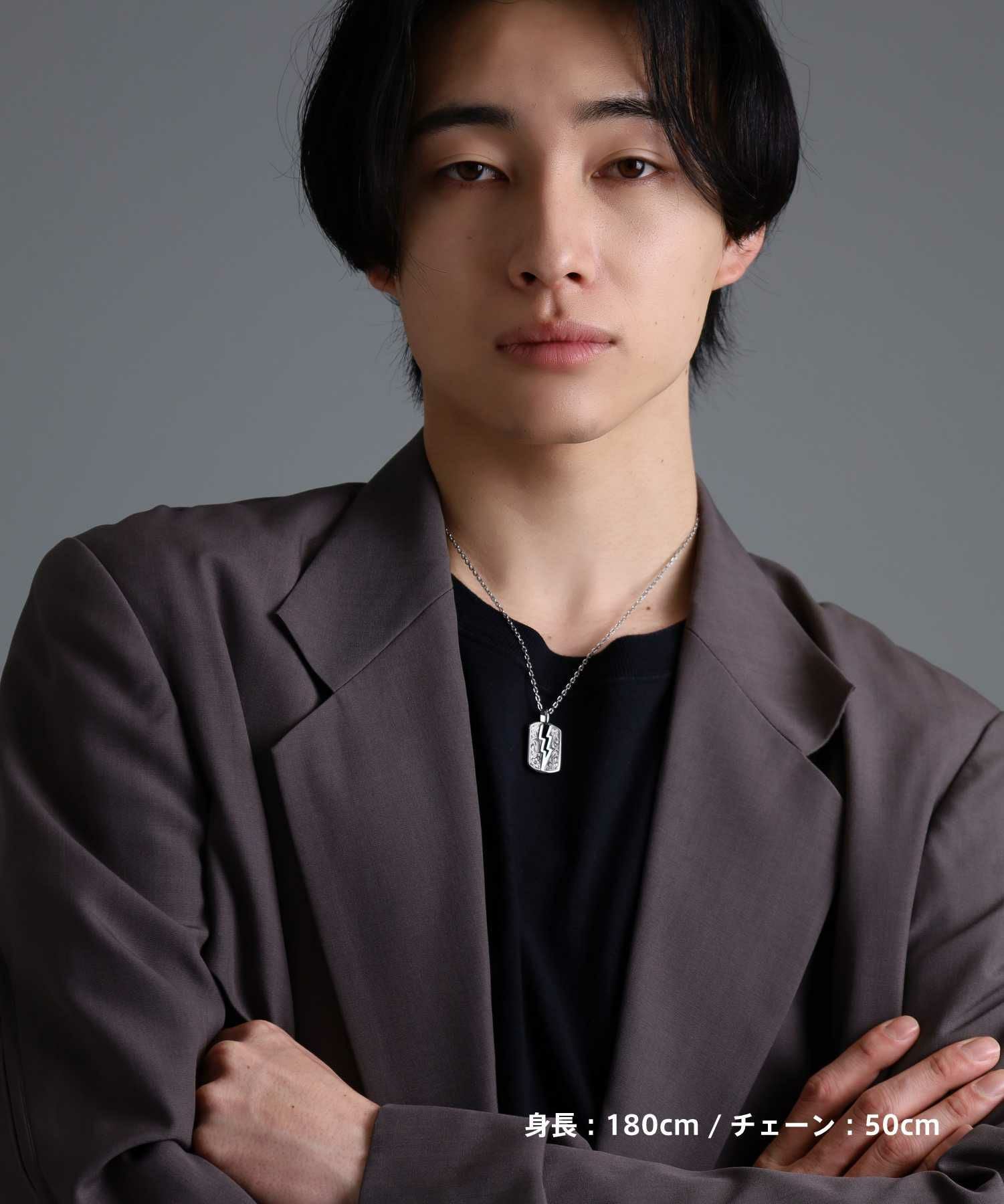 【限定展開】“HAWAIIAN”ネックレス/イナズマドッグタグ/サージカルステンレス（金属アレルギー対応）