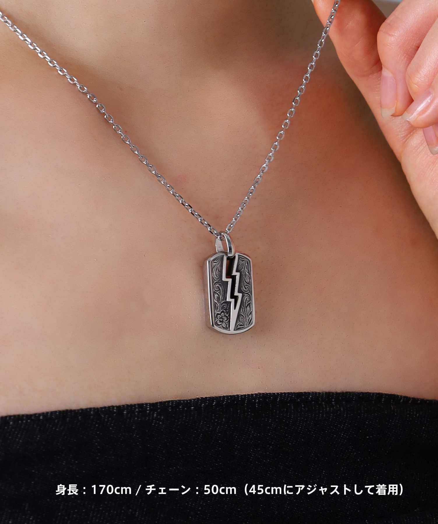 限定展開】“HAWAIIAN”ネックレス/イナズマドッグタグ/サージカル