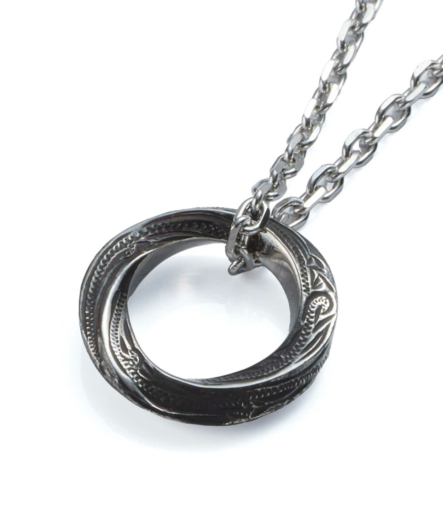 【限定展開】“HAWAIIAN”ネックレス/ツイストリング/サージカルステンレス（金属アレルギー対応）