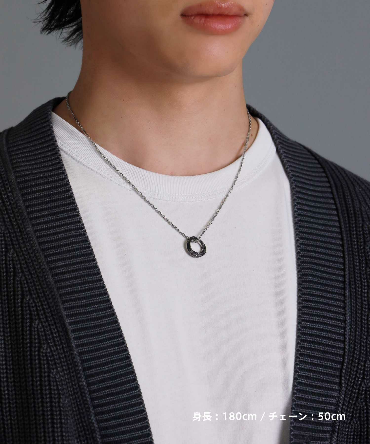 【限定展開】“HAWAIIAN”ネックレス/ツイストリング/サージカルステンレス（金属アレルギー対応）