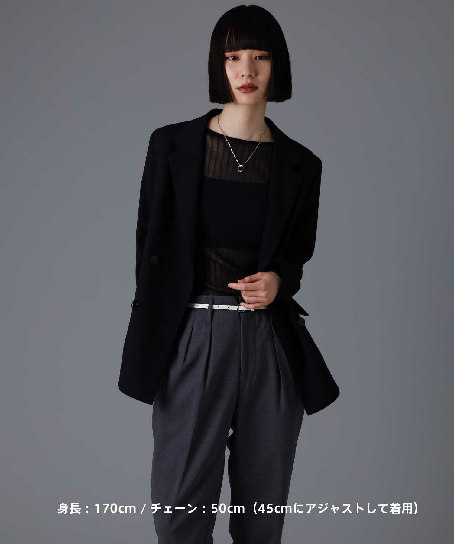 【限定展開】“HAWAIIAN”ネックレス/ツイストリング/サージカルステンレス（金属アレルギー対応）