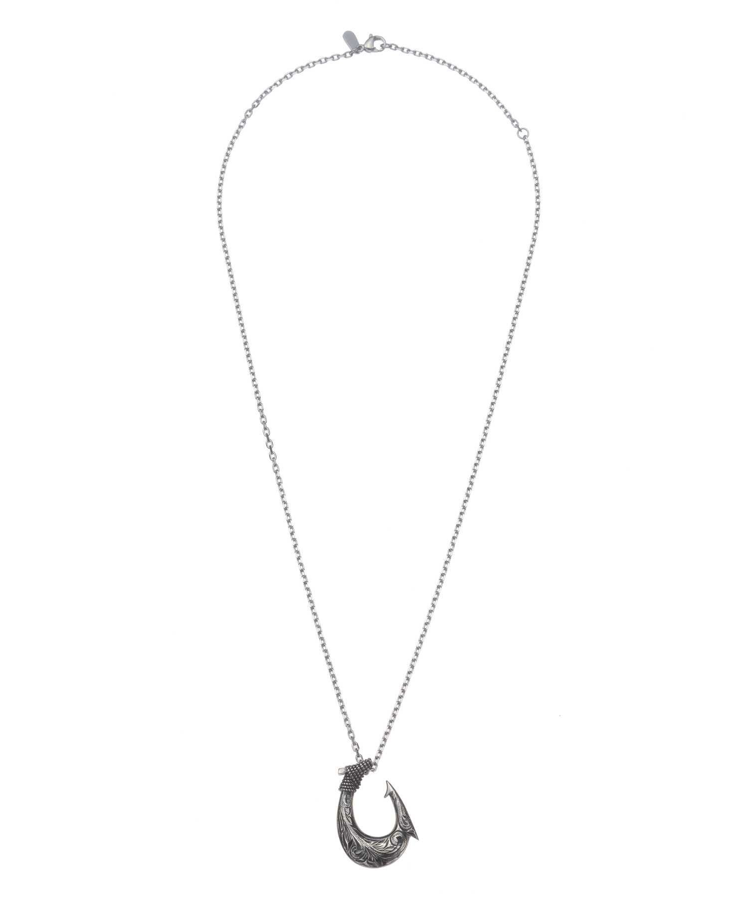 【限定展開】“HAWAIIAN”ネックレス/フィッシュフック/サージカルステンレス（金属アレルギー対応）