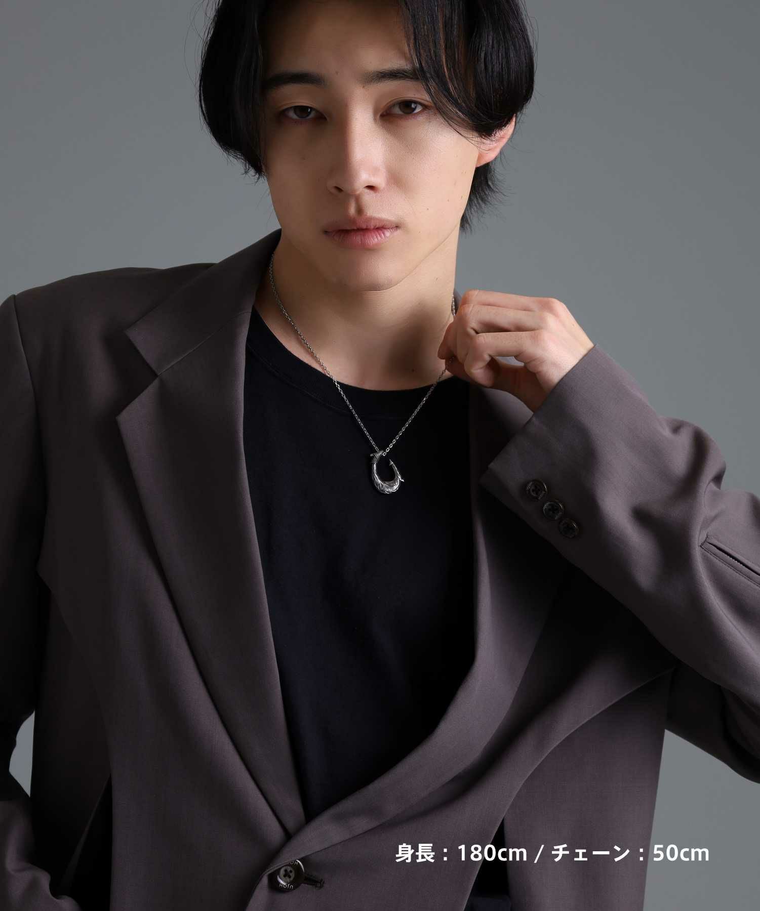 【限定展開】“HAWAIIAN”ネックレス/フィッシュフック/サージカルステンレス（金属アレルギー対応）