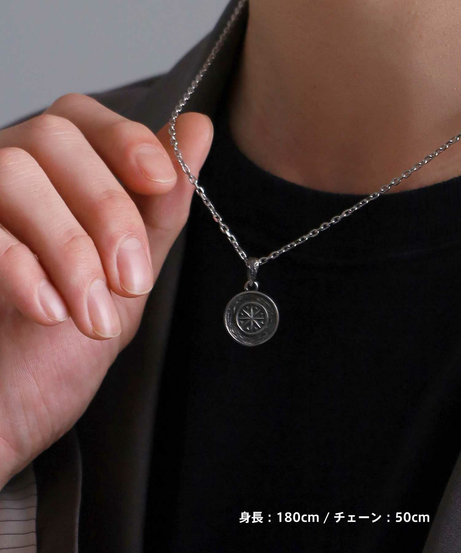 【限定展開】“HAWAIIAN”ネックレス/コンパス/サージカルステンレス（金属アレルギー対応）