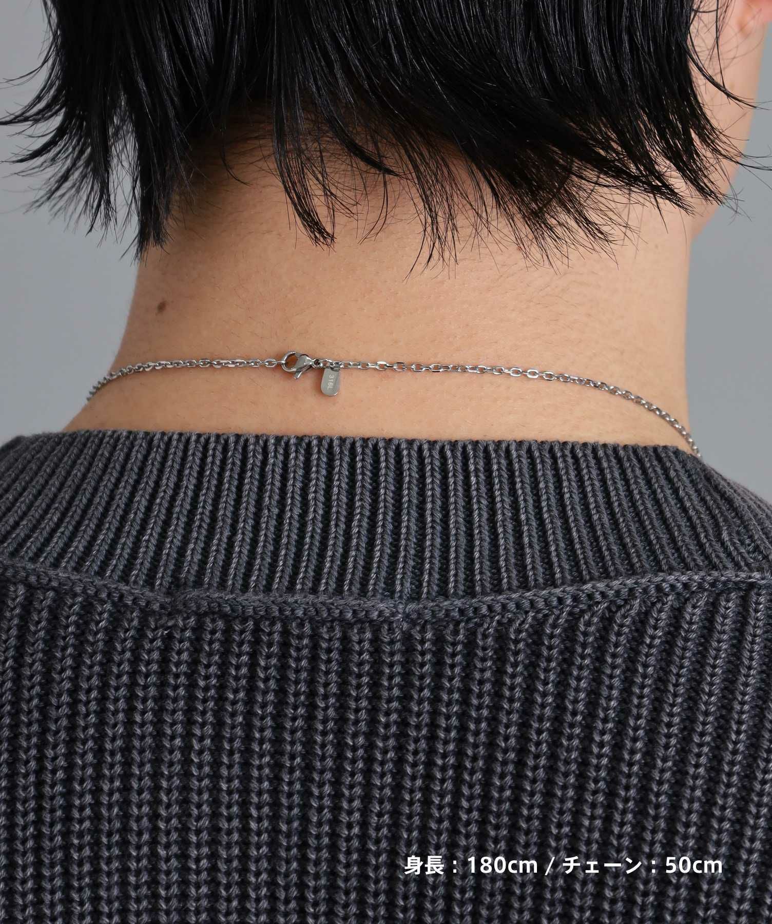 【限定展開】“HAWAIIAN”ネックレス/ホースシュー/サージカルステンレス（金属アレルギー対応）