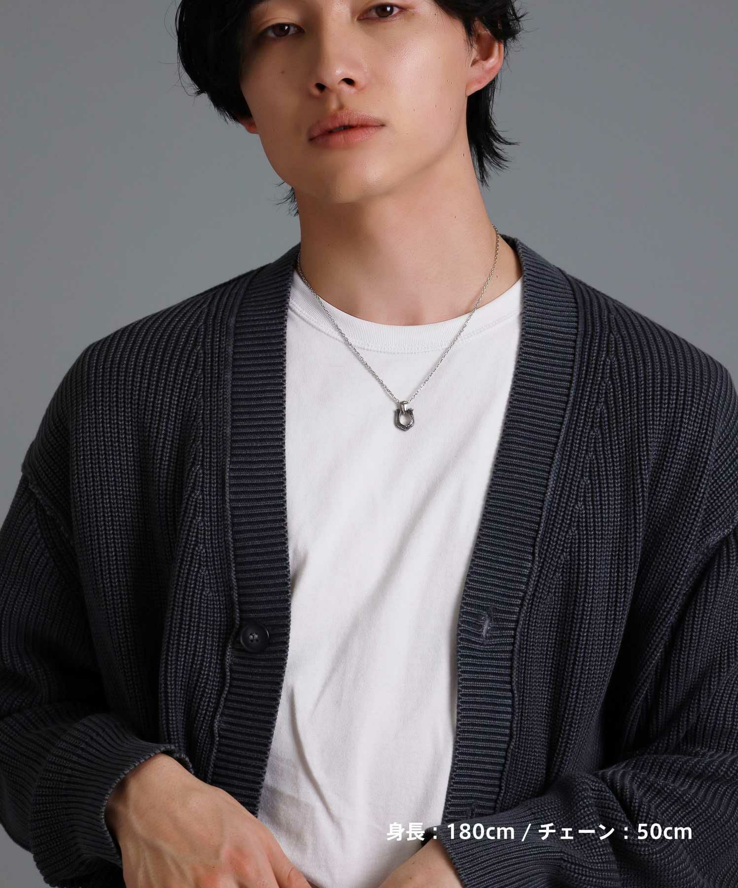 【限定展開】“HAWAIIAN”ネックレス/ホースシュー/サージカルステンレス（金属アレルギー対応）