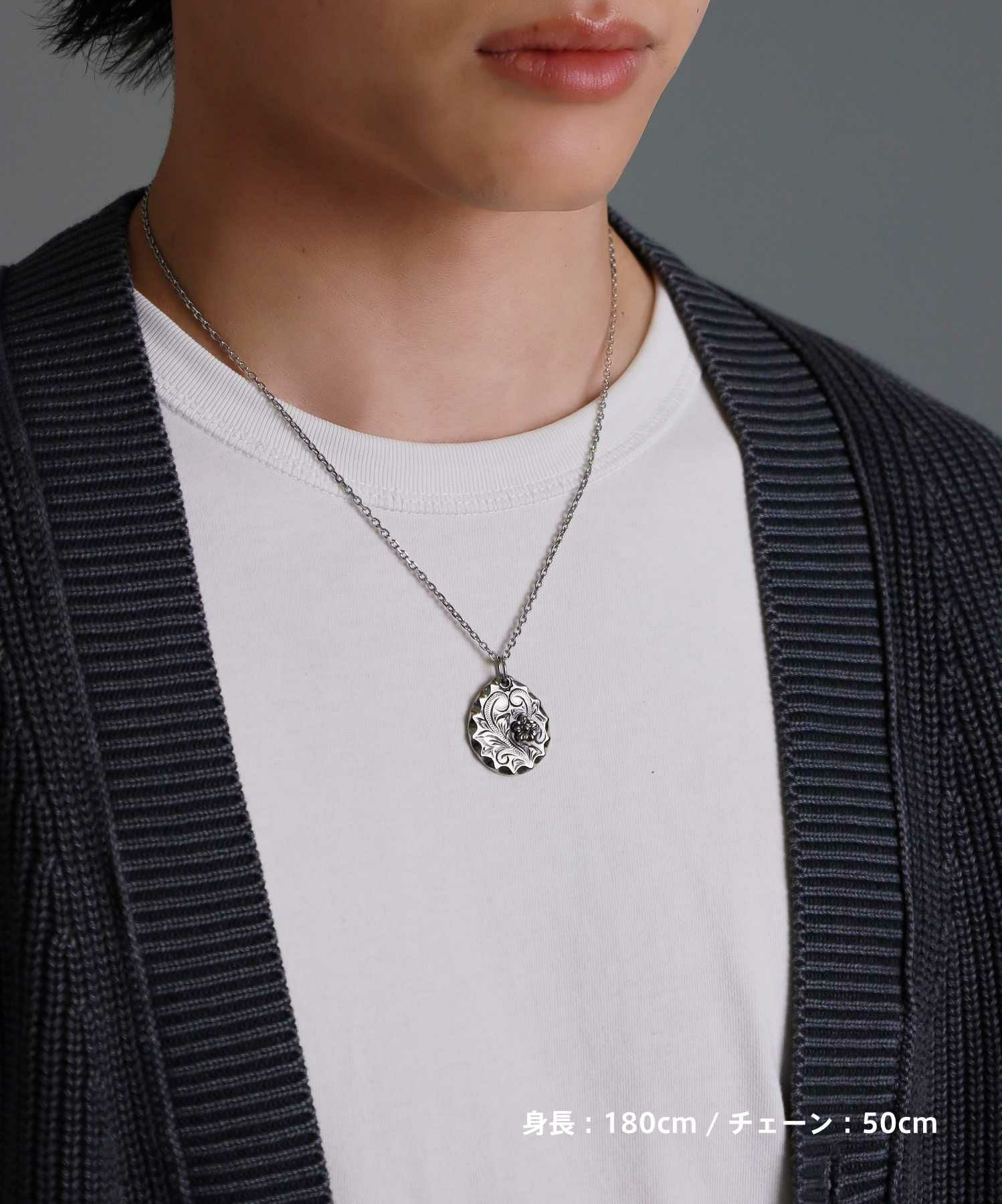 【限定展開】“HAWAIIAN”ネックレス/インゴットメダル/サージカルステンレス（金属アレルギー対応）