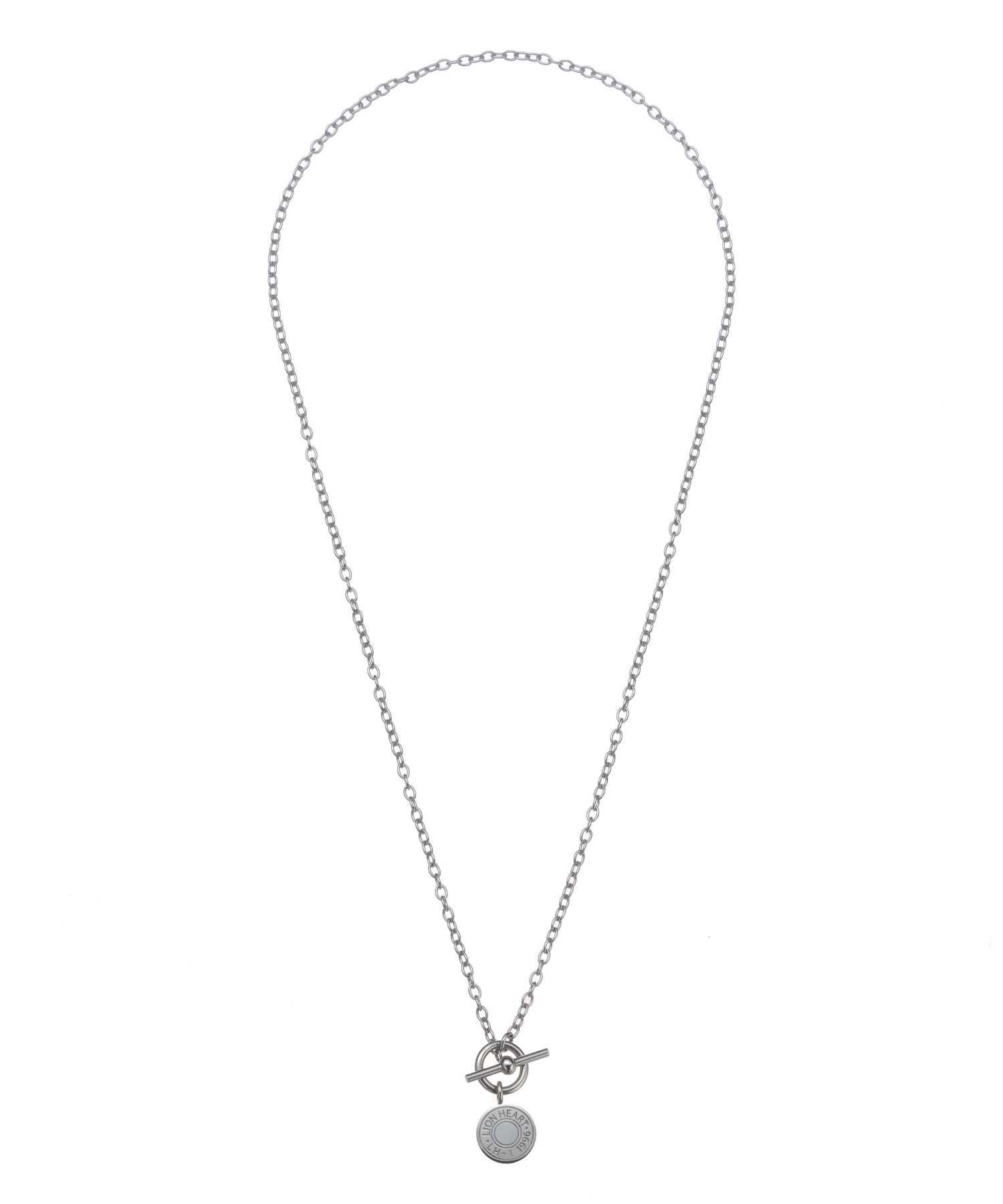 限定展開】“LH-1”ロゴチャームネックレス/サージカルステンレス（金属