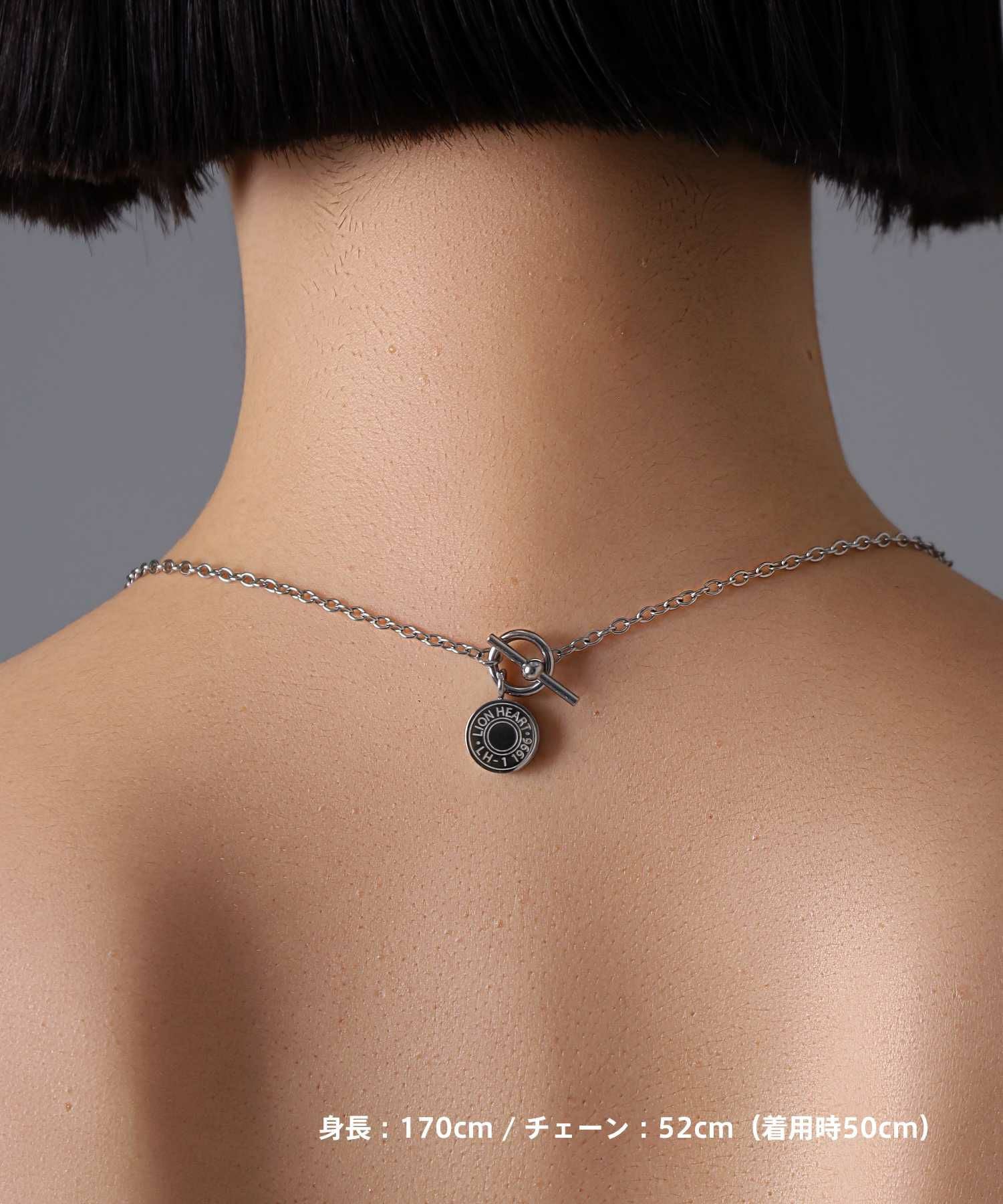 限定展開】“LH-1”ロゴチャームネックレス/サージカルステンレス（金属