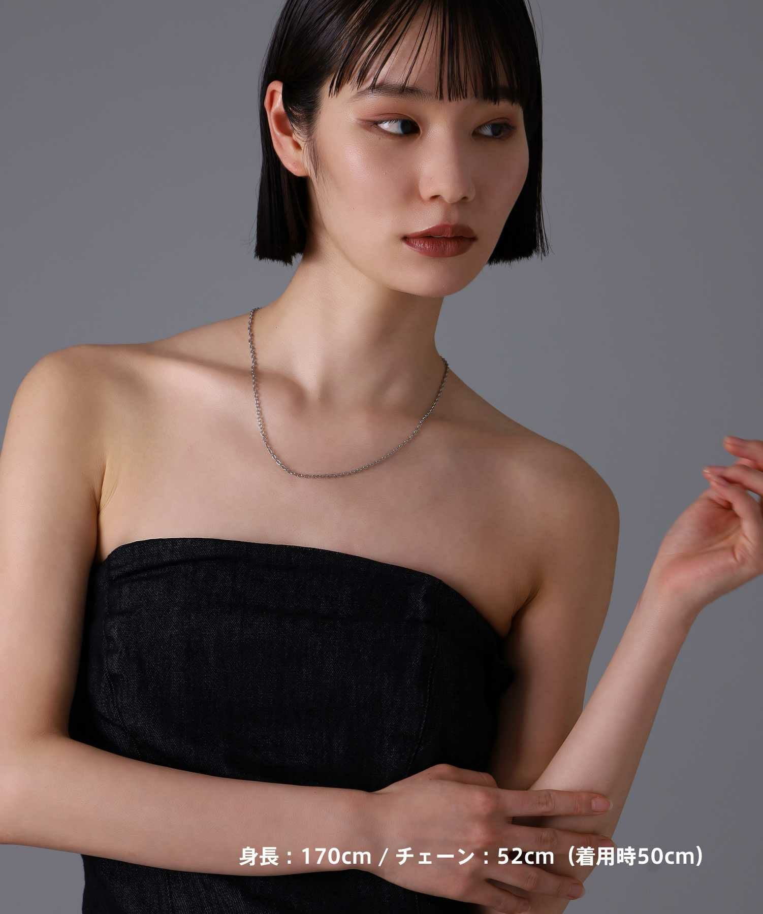 【限定展開】“LH-1”ロゴチャームネックレス/サージカルステンレス（金属アレルギー対応）