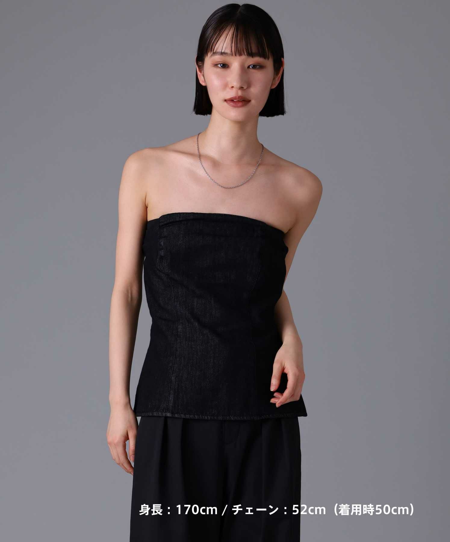 【限定展開】“LH-1”ロゴチャームネックレス/サージカルステンレス（金属アレルギー対応）