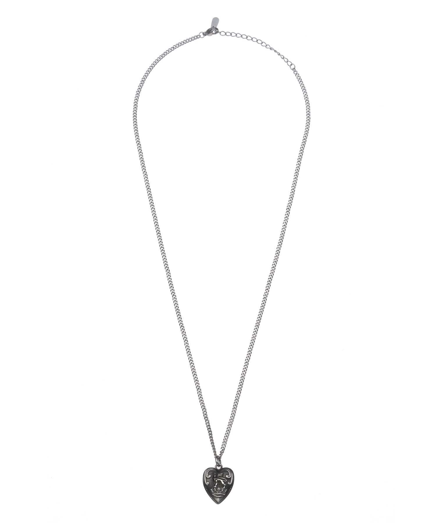 【限定展開】“LH-1”パフィーハートネックレス/サージカルステンレス（金属アレルギー対応）