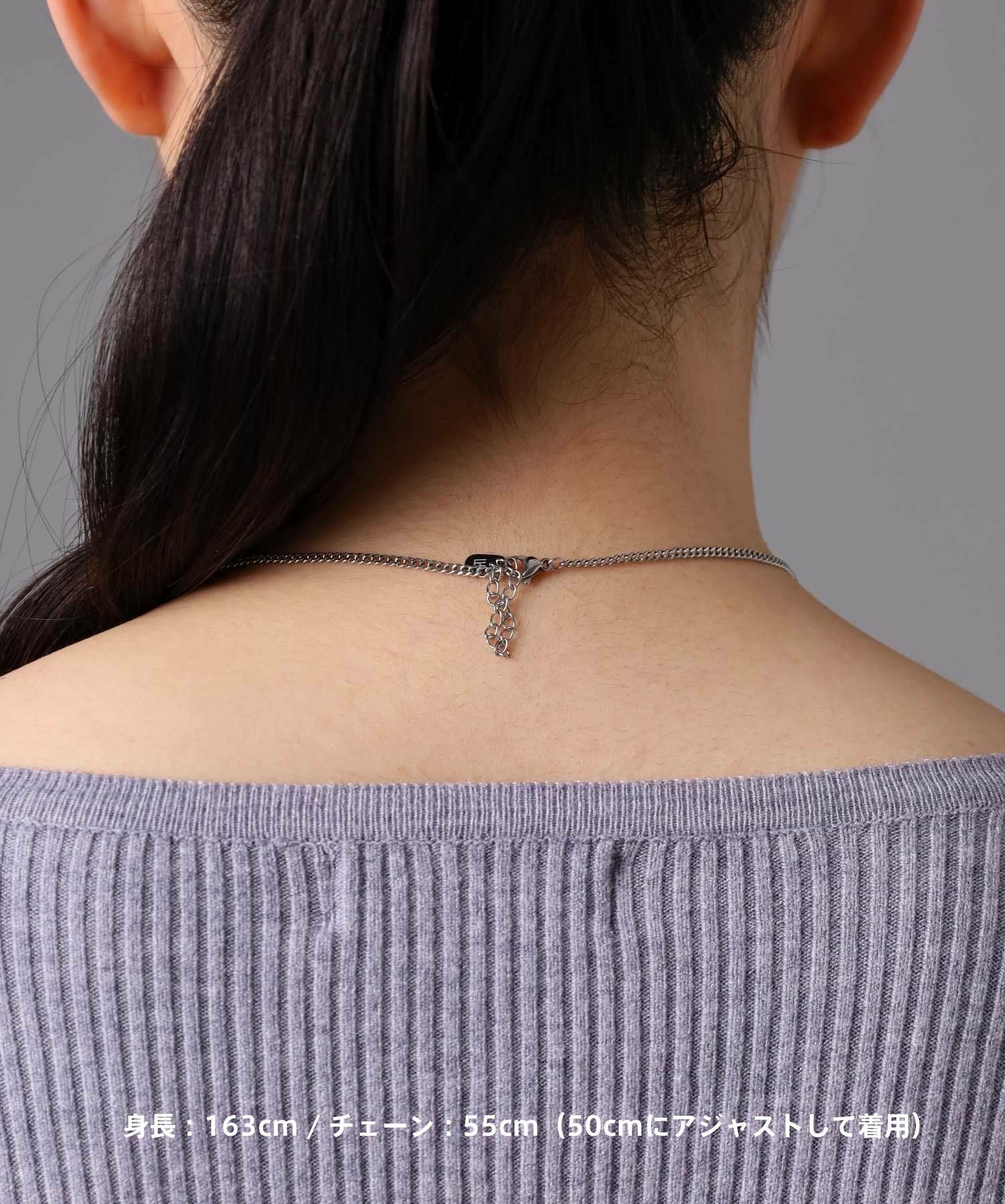 【限定展開】“LH-1”パフィーハートネックレス/サージカルステンレス（金属アレルギー対応）