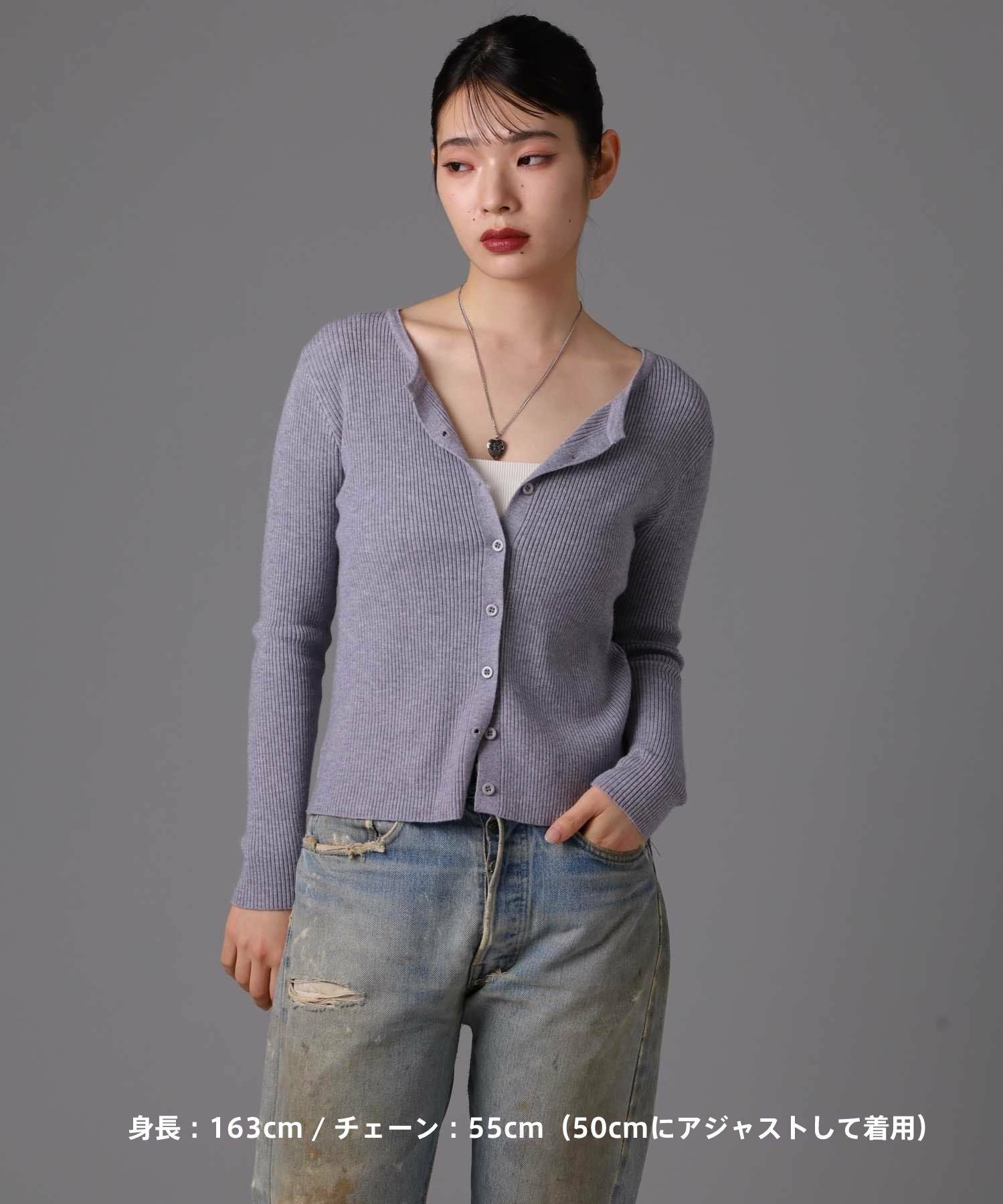 【限定展開】“LH-1”パフィーハートネックレス/サージカルステンレス（金属アレルギー対応）