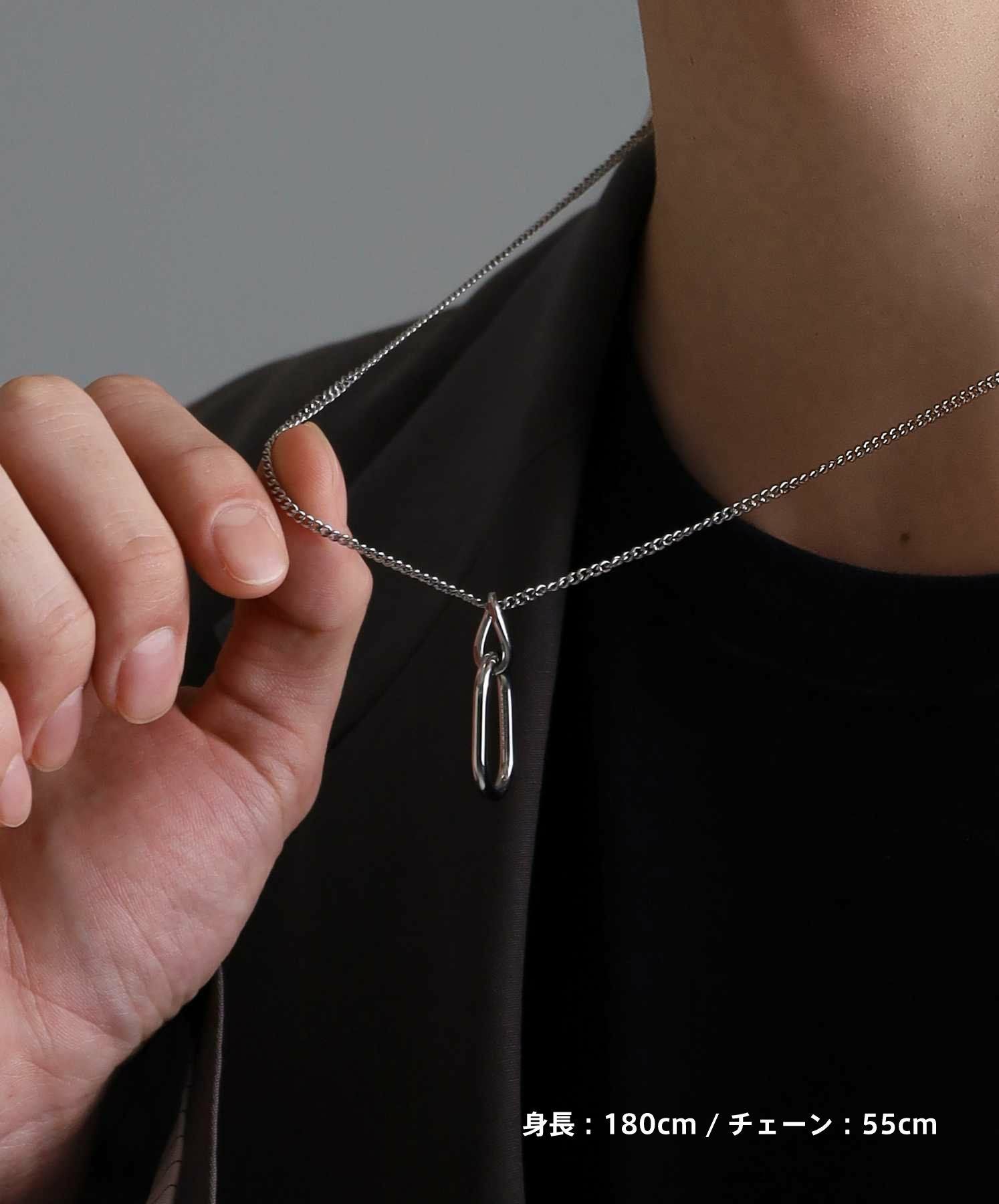 【限定展開】“LH-1”オーバルラインネックレス/サージカルステンレス（金属アレルギー対応）