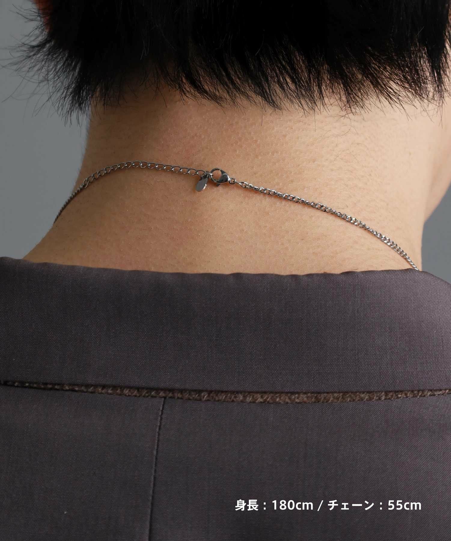 【限定展開】“LH-1”オーバルラインネックレス/サージカルステンレス（金属アレルギー対応）