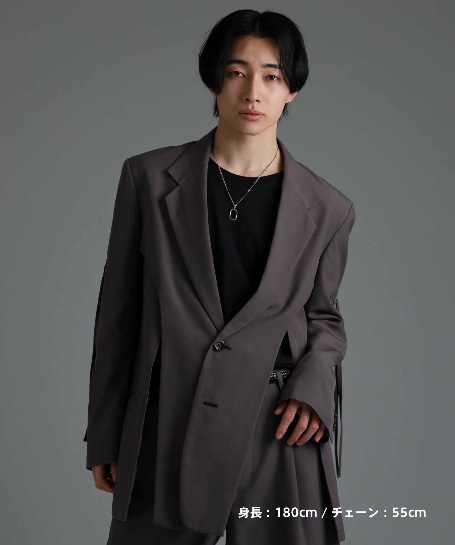 【限定展開】“LH-1”オーバルラインネックレス/サージカルステンレス（金属アレルギー対応）