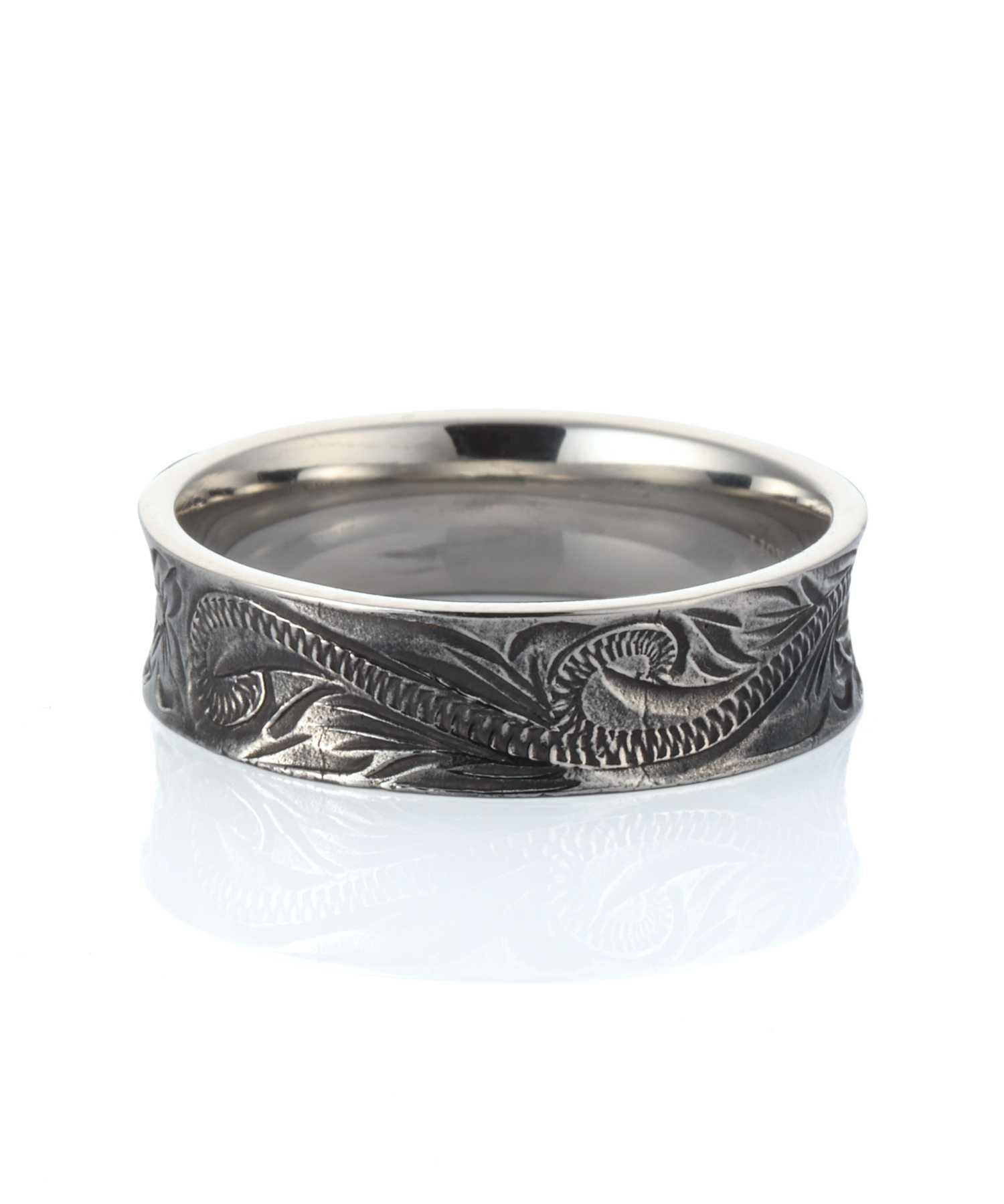 限定展開】“HAWAIIAN”リバースラウンドリング/サージカルステンレス