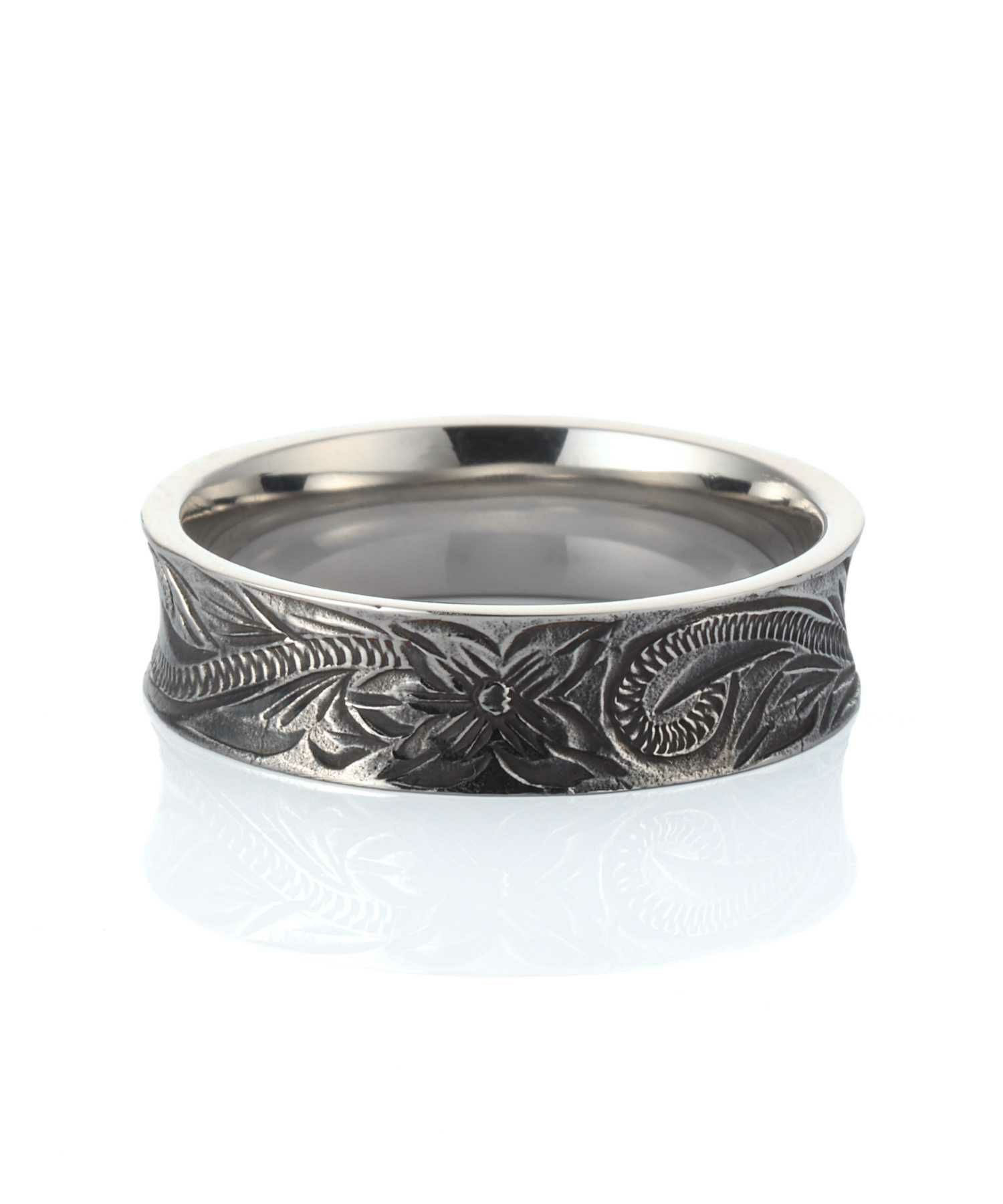 限定展開】“HAWAIIAN”リバースラウンドリング/サージカルステンレス