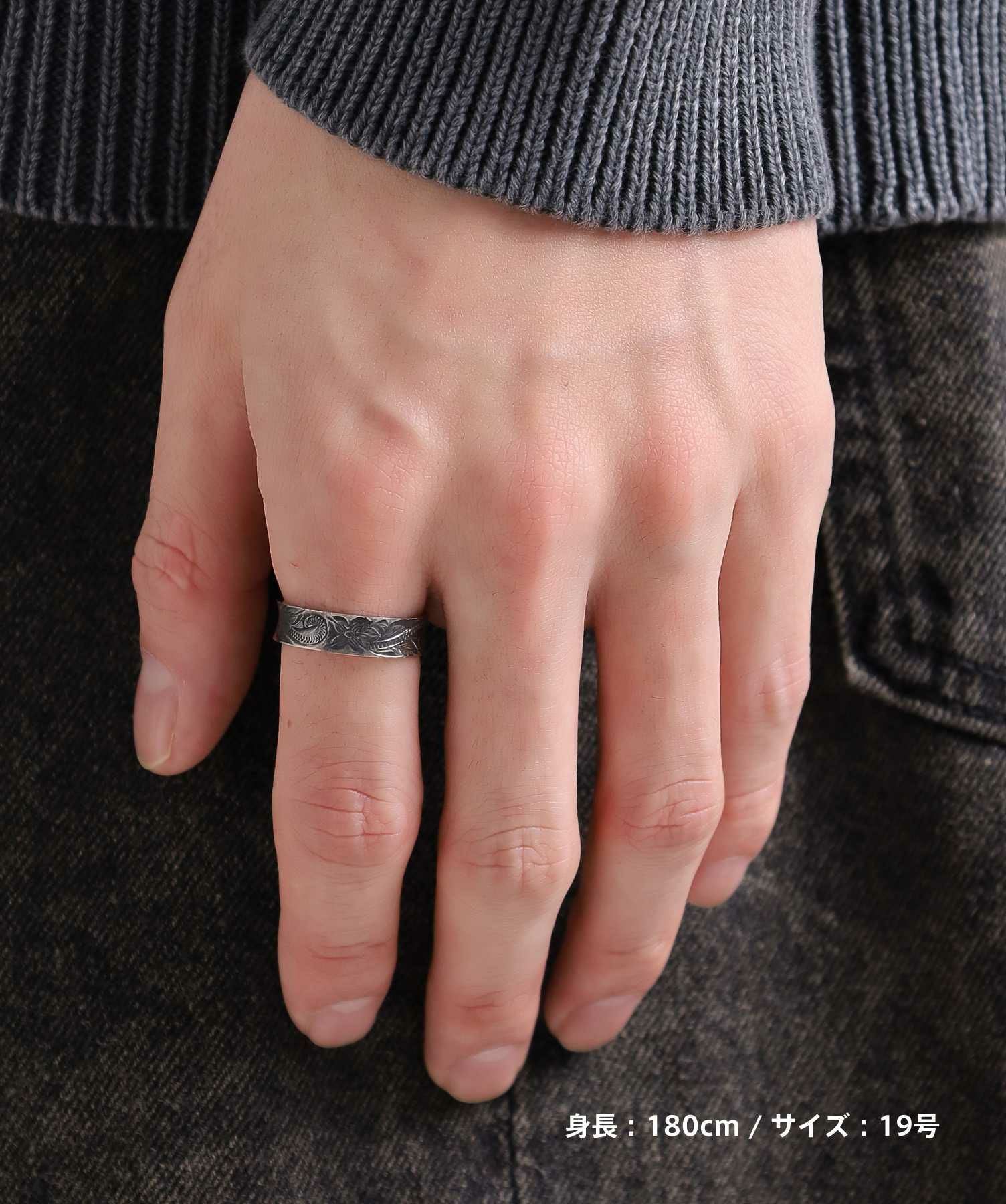 【限定展開】“HAWAIIAN”リバースラウンドリング/サージカルステンレス（金属アレルギー対応）