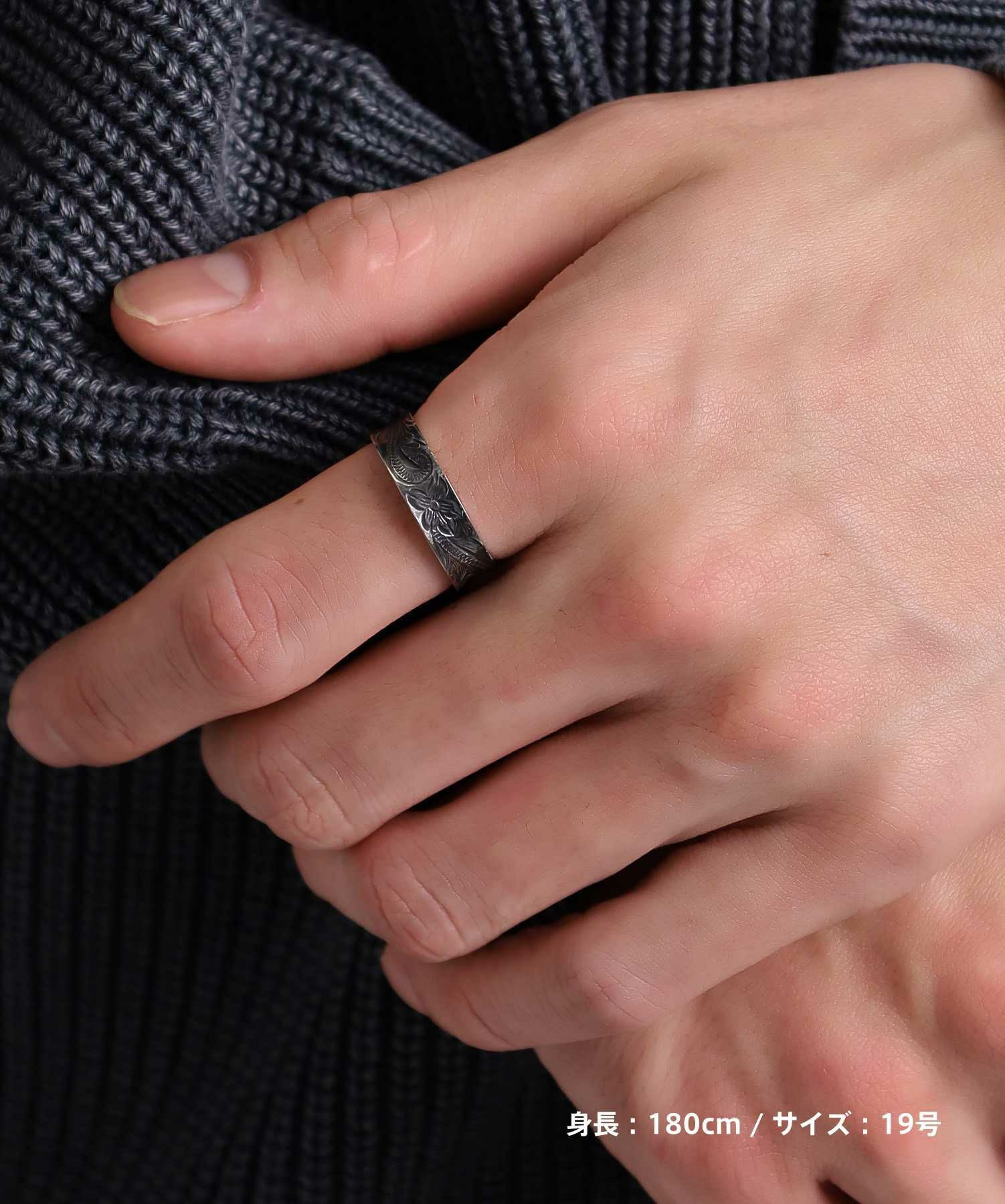 【限定展開】“HAWAIIAN”リバースラウンドリング/サージカルステンレス（金属アレルギー対応）