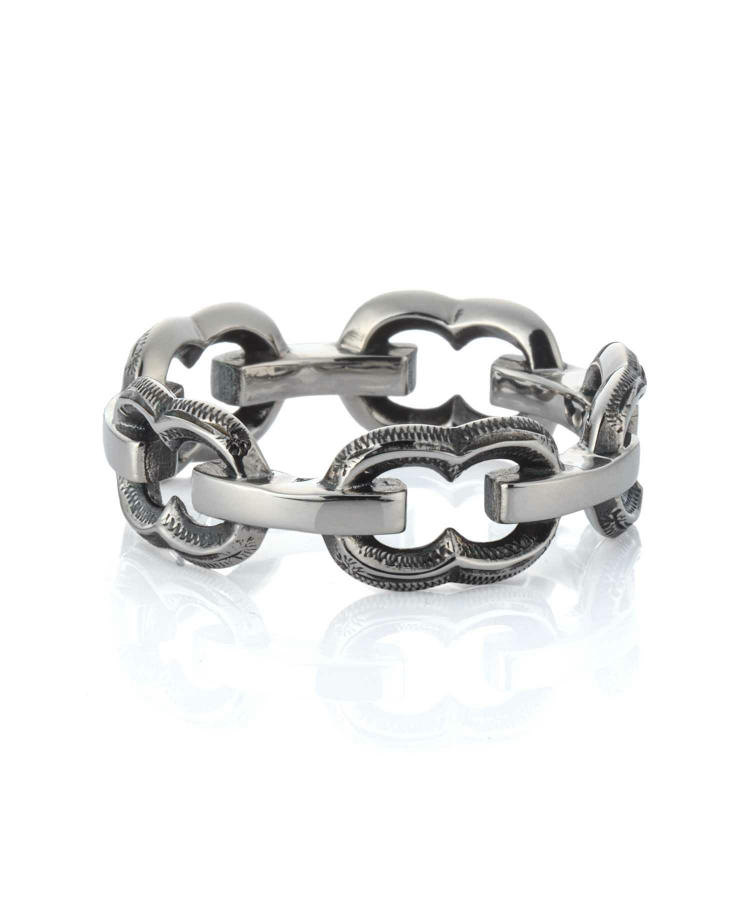 【限定展開】“HAWAIIAN”アンカーチェーンリング/サージカルステンレス（金属アレルギー対応）