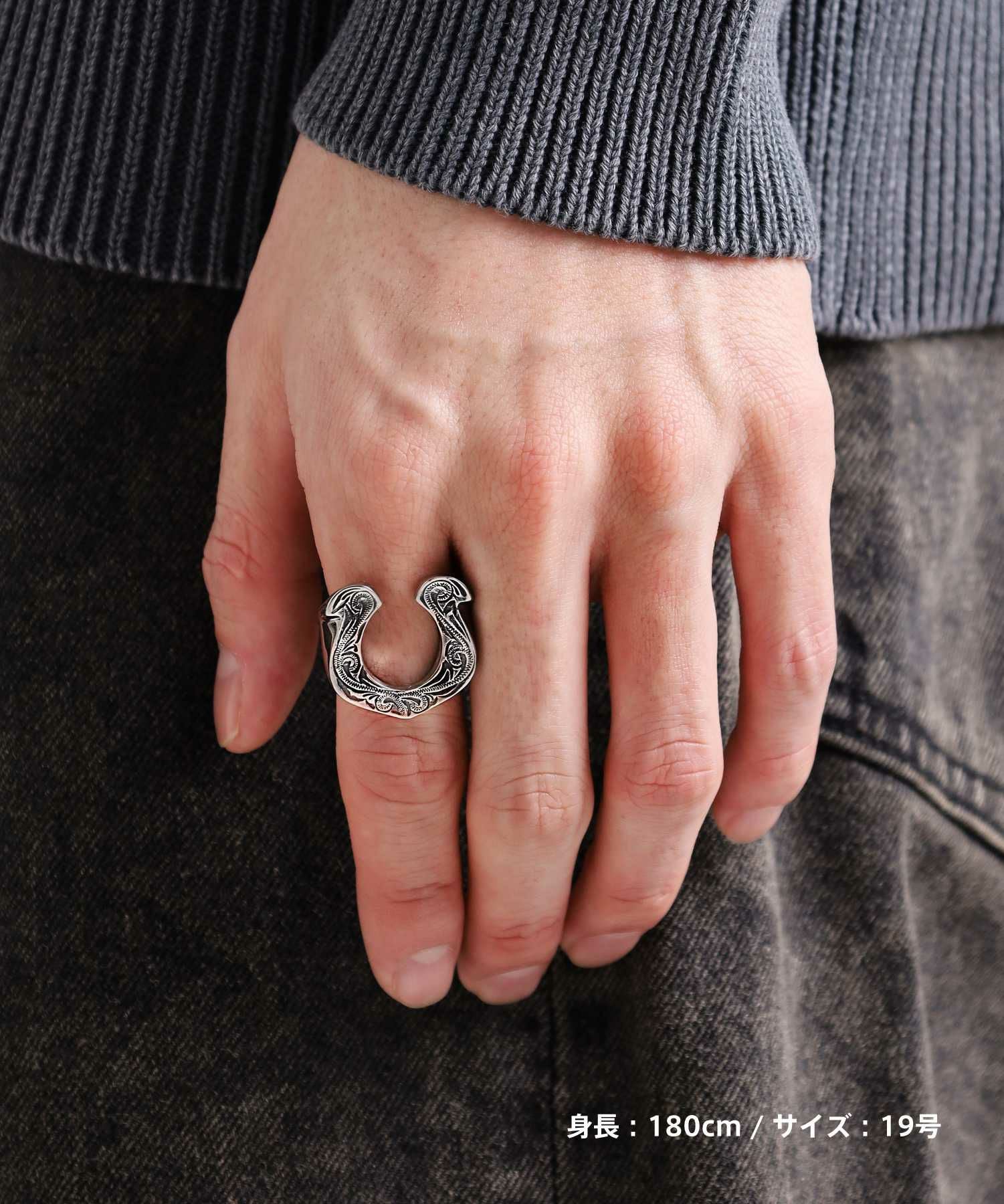 限定展開】“HAWAIIAN”ホースシューリング/サージカルステンレス（金属