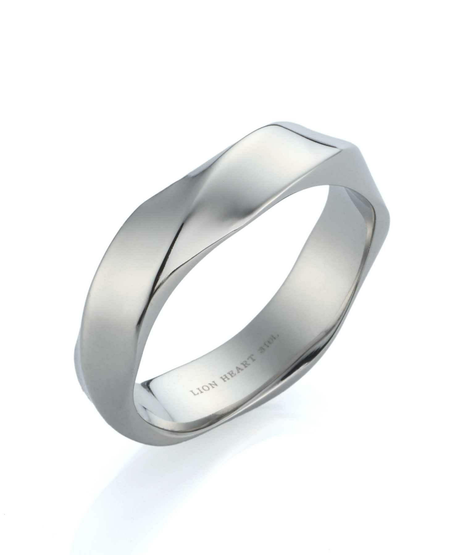 【限定展開】“LH-1”ウェーブリング/サージカルステンレス（金属アレルギー対応）