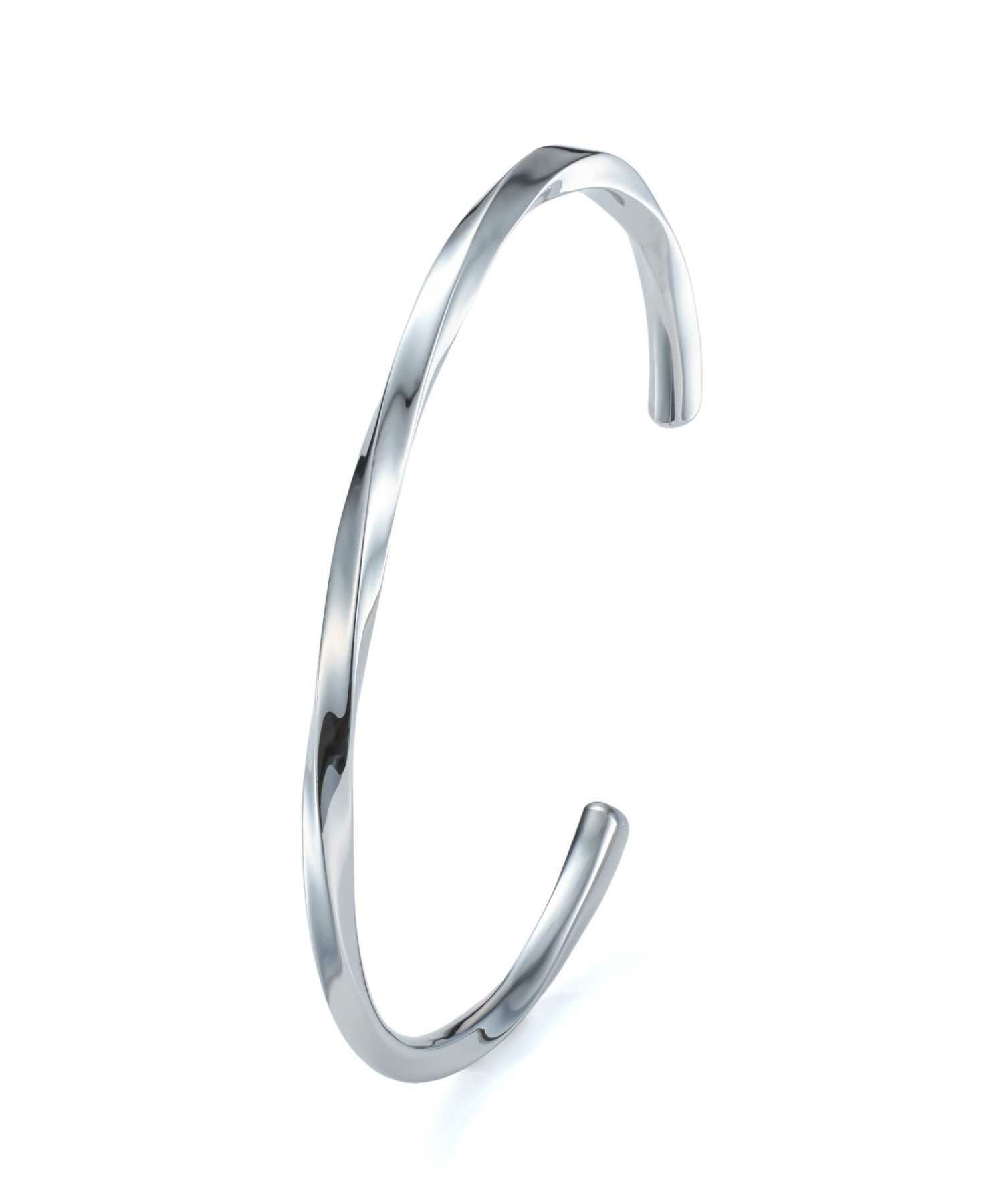 【限定展開】“LH-1”ツイストバングル/サージカルステンレス（金属アレルギー対応）