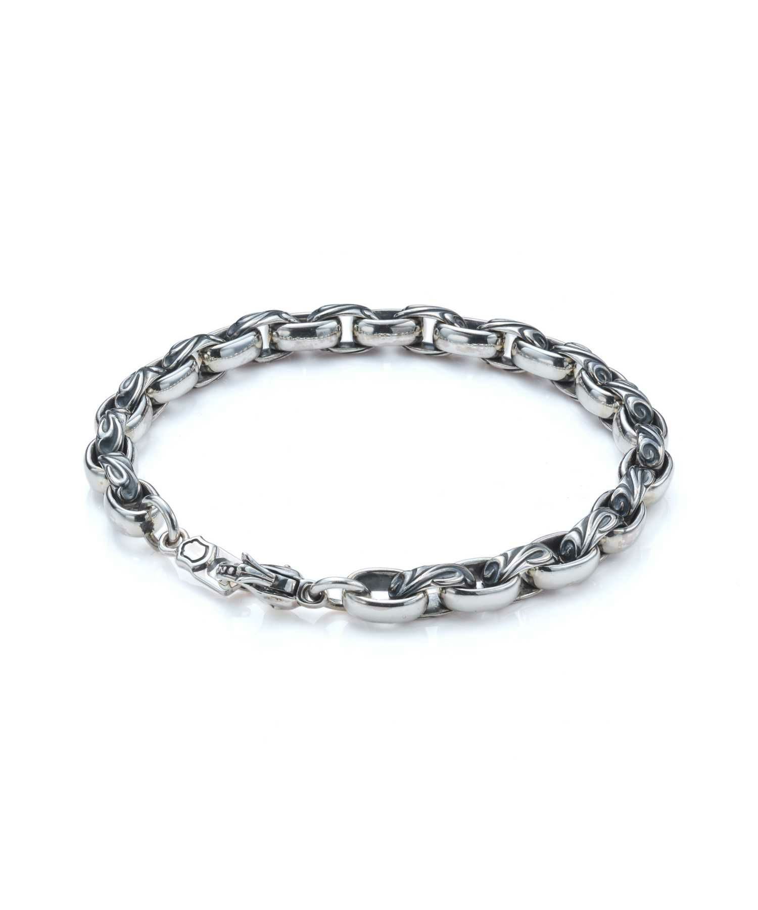 “HOWL”ナロースクロールブレスレット/シルバー925