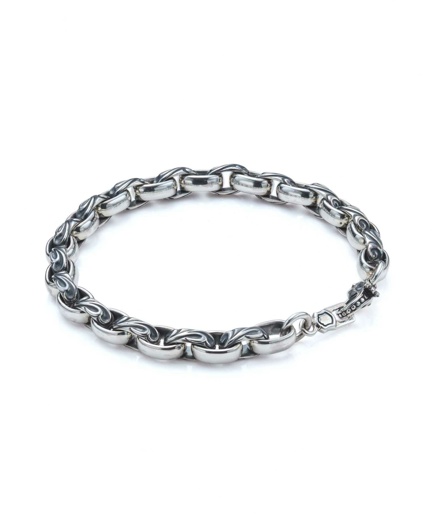 “HOWL”ナロースクロールブレスレット/シルバー925